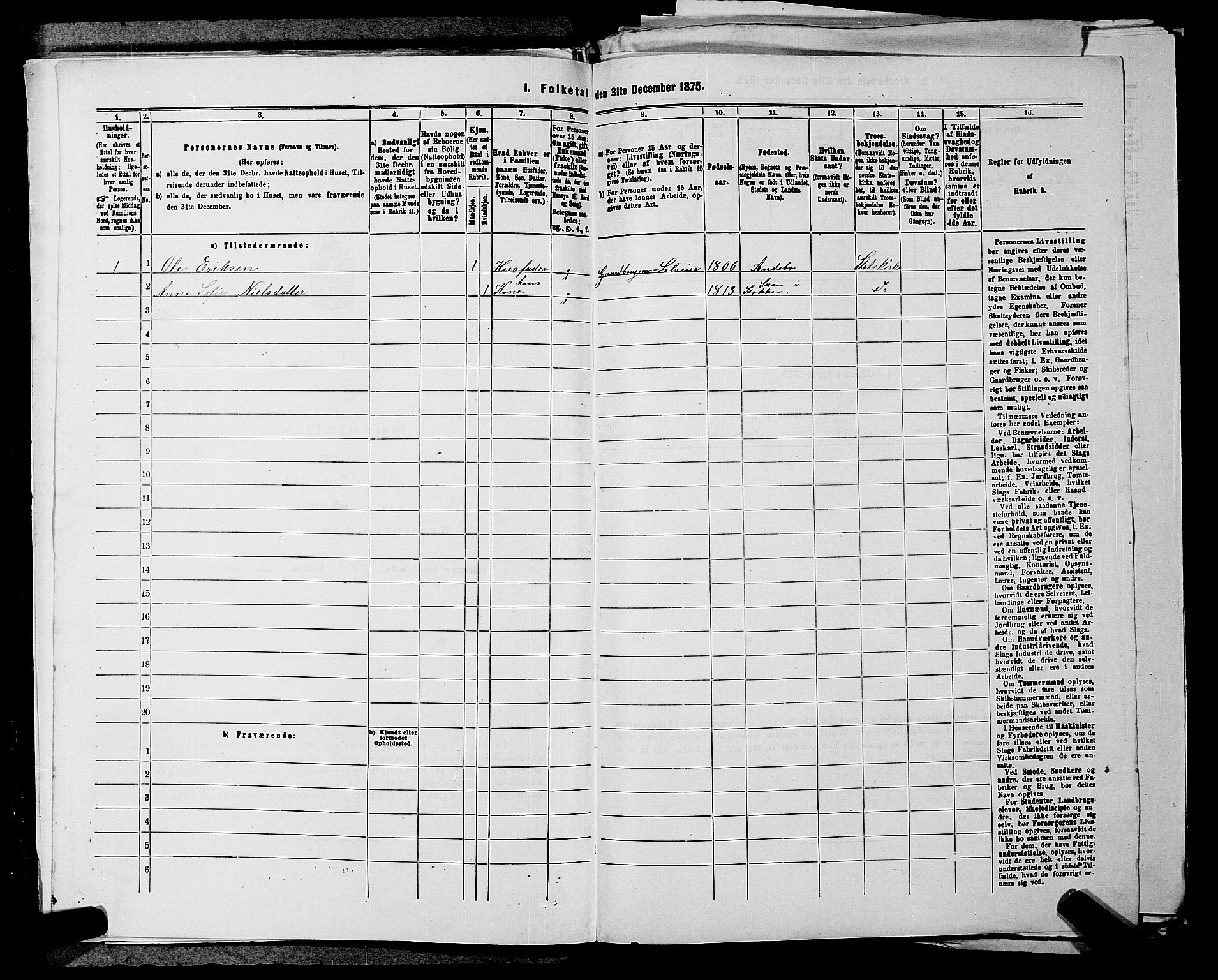 SAKO, 1875 census for 0719P Andebu, 1875, p. 452