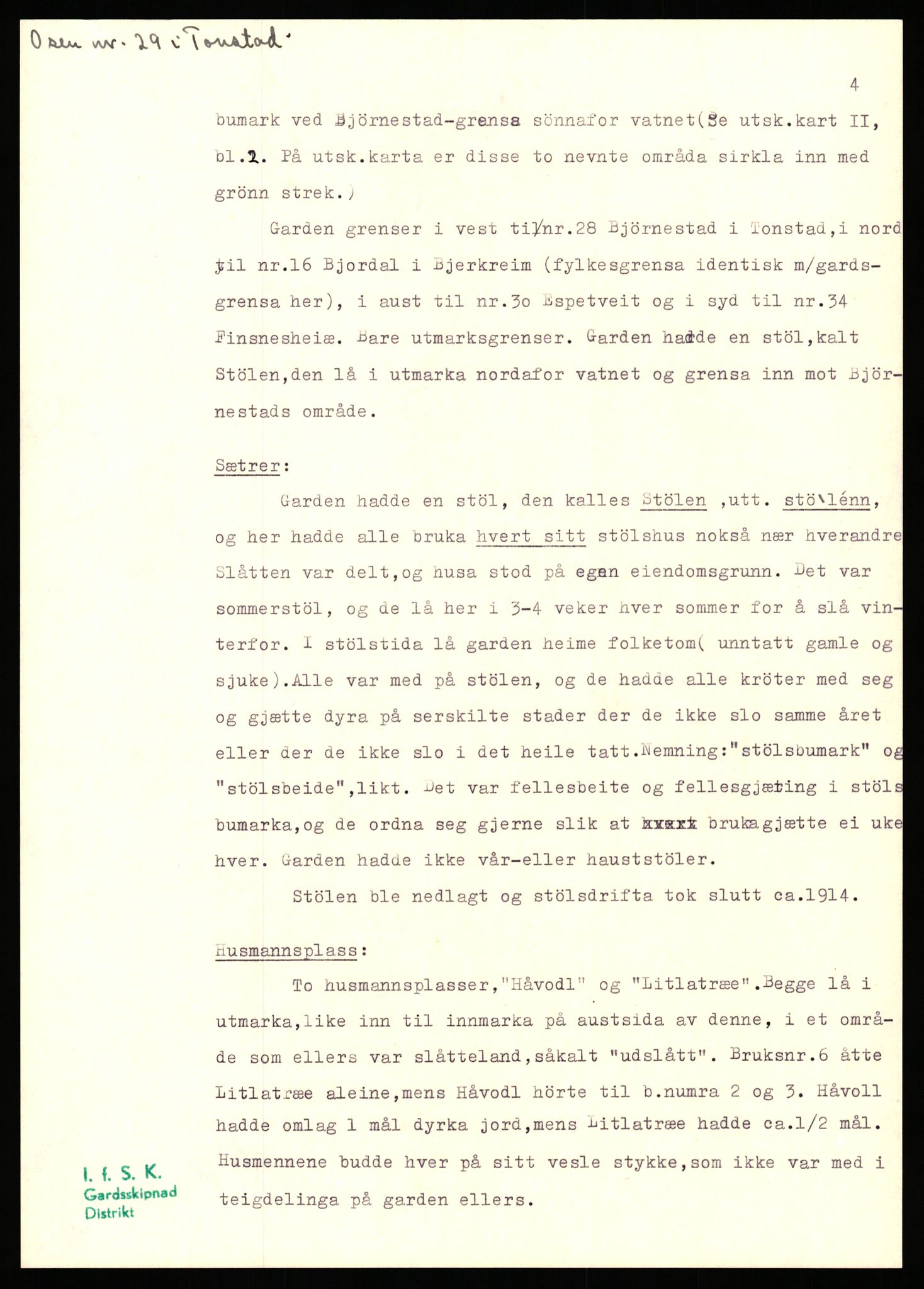 Instituttet for sammenlignende kulturforskning, RA/PA-0424/H/L0169: Eske D159: Manuskripter (1.trykk) distriktsgransking, 1922-1990, p. 615