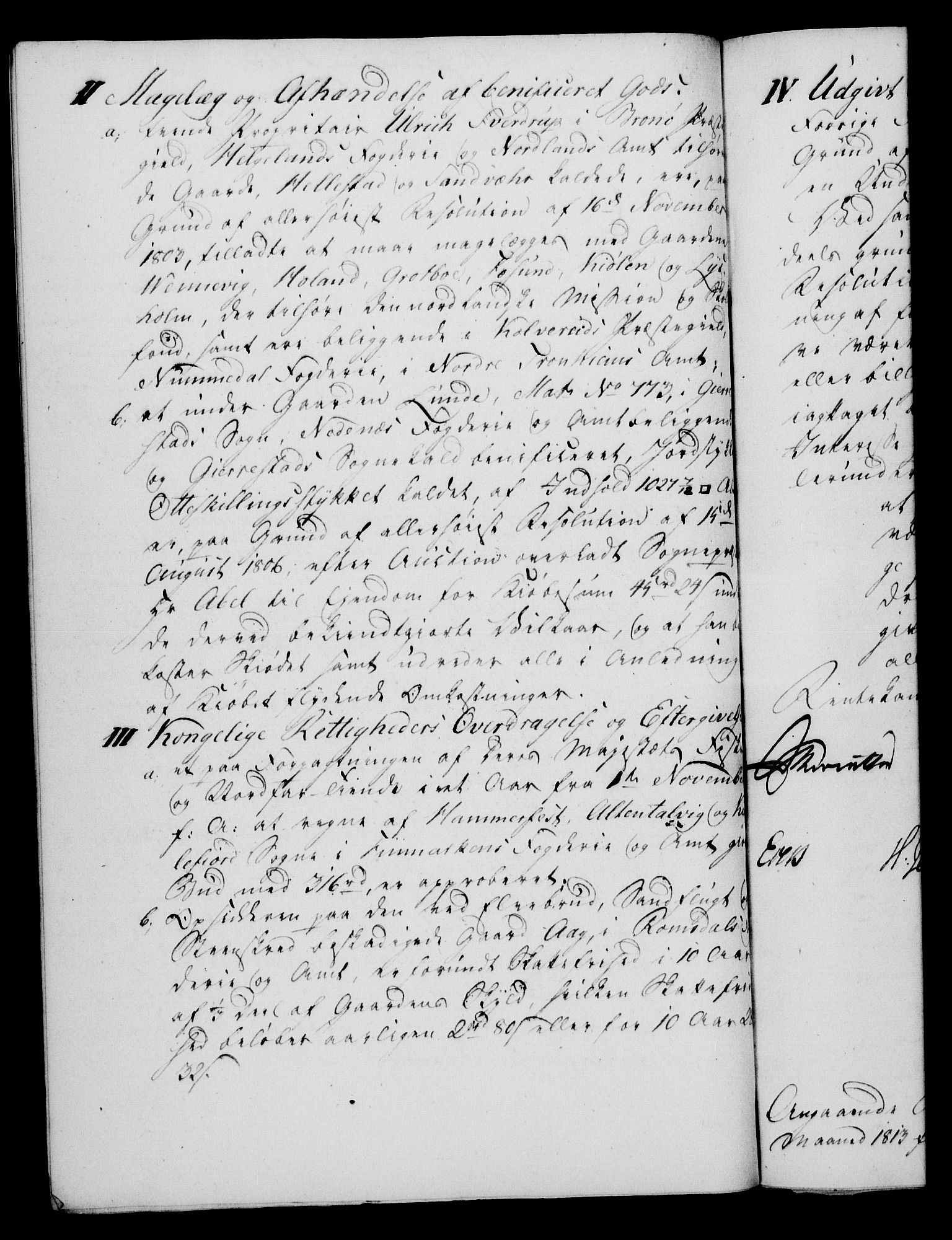 Rentekammeret, Kammerkanselliet, RA/EA-3111/G/Gf/Gfa/L0095: Norsk relasjons- og resolusjonsprotokoll (merket RK 52.95), 1813-1814, p. 116