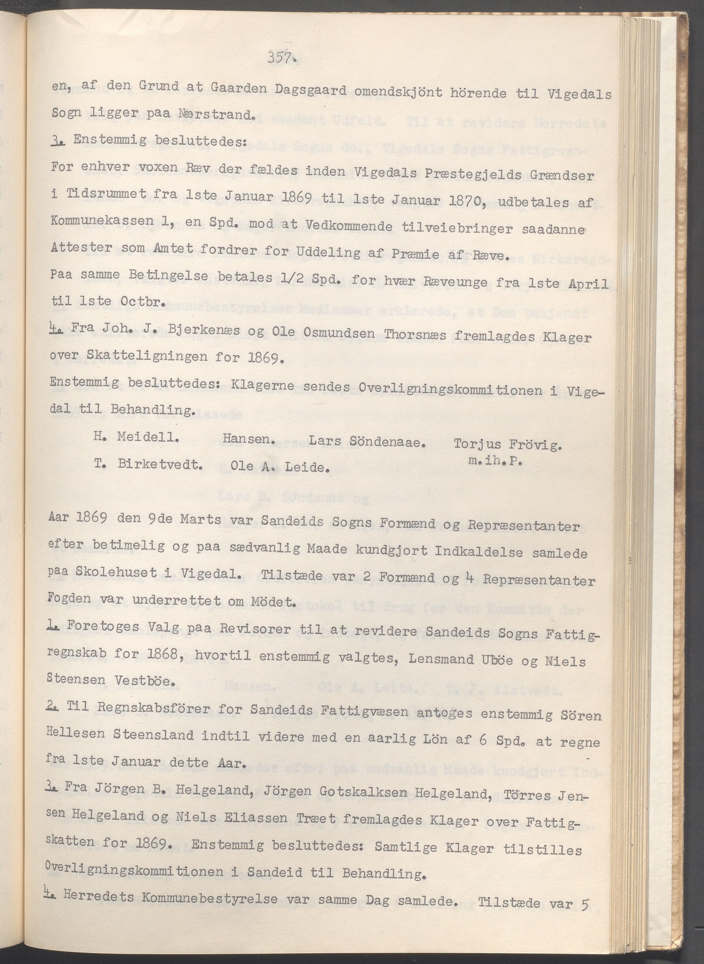 Vikedal kommune - Formannskapet, IKAR/K-100598/A/Ac/L0002: Avskrift av møtebok, 1862-1874, p. 357