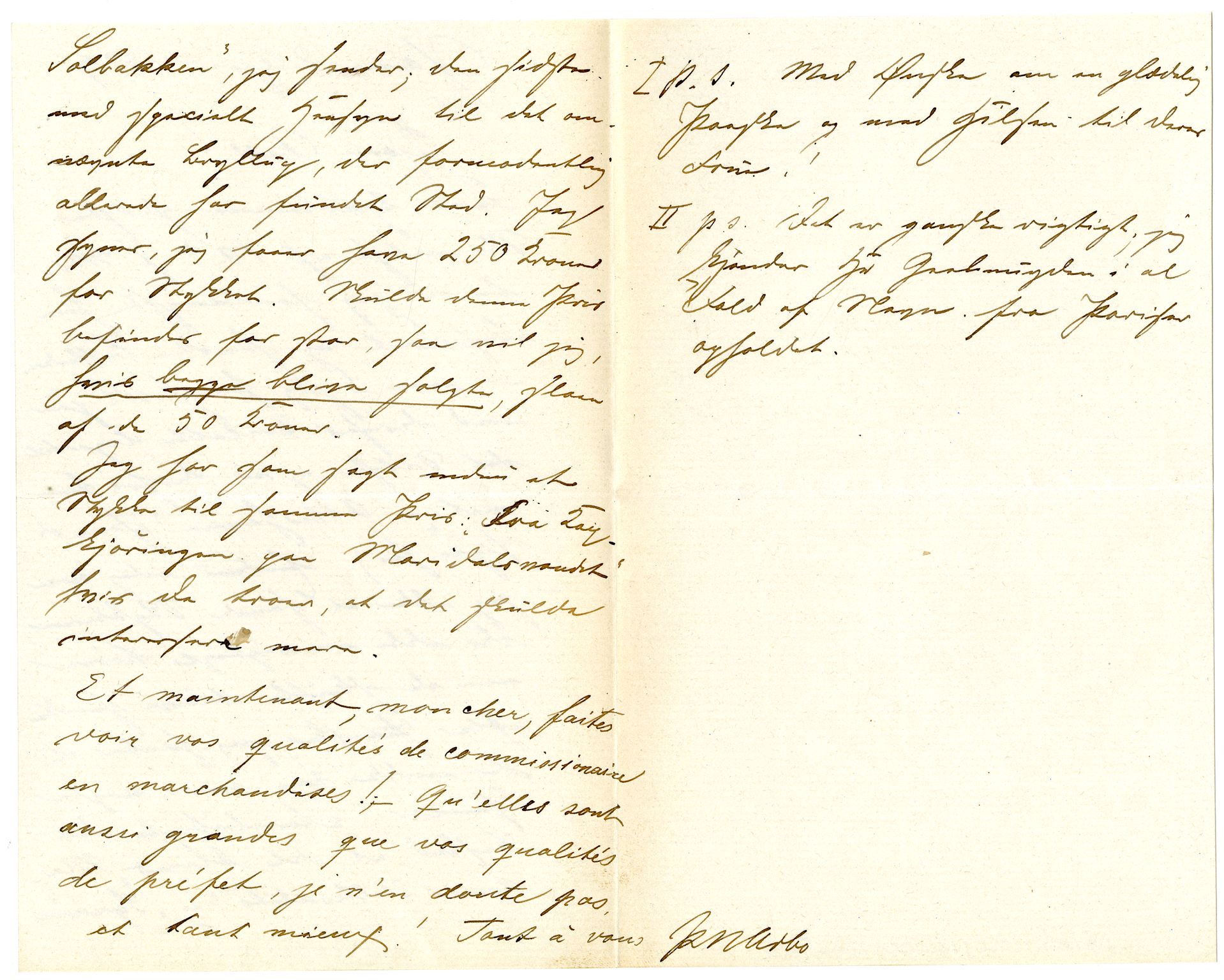 Diderik Maria Aalls brevsamling, NF/Ark-1023/F/L0001: D.M. Aalls brevsamling. A - B, 1738-1889, p. 541