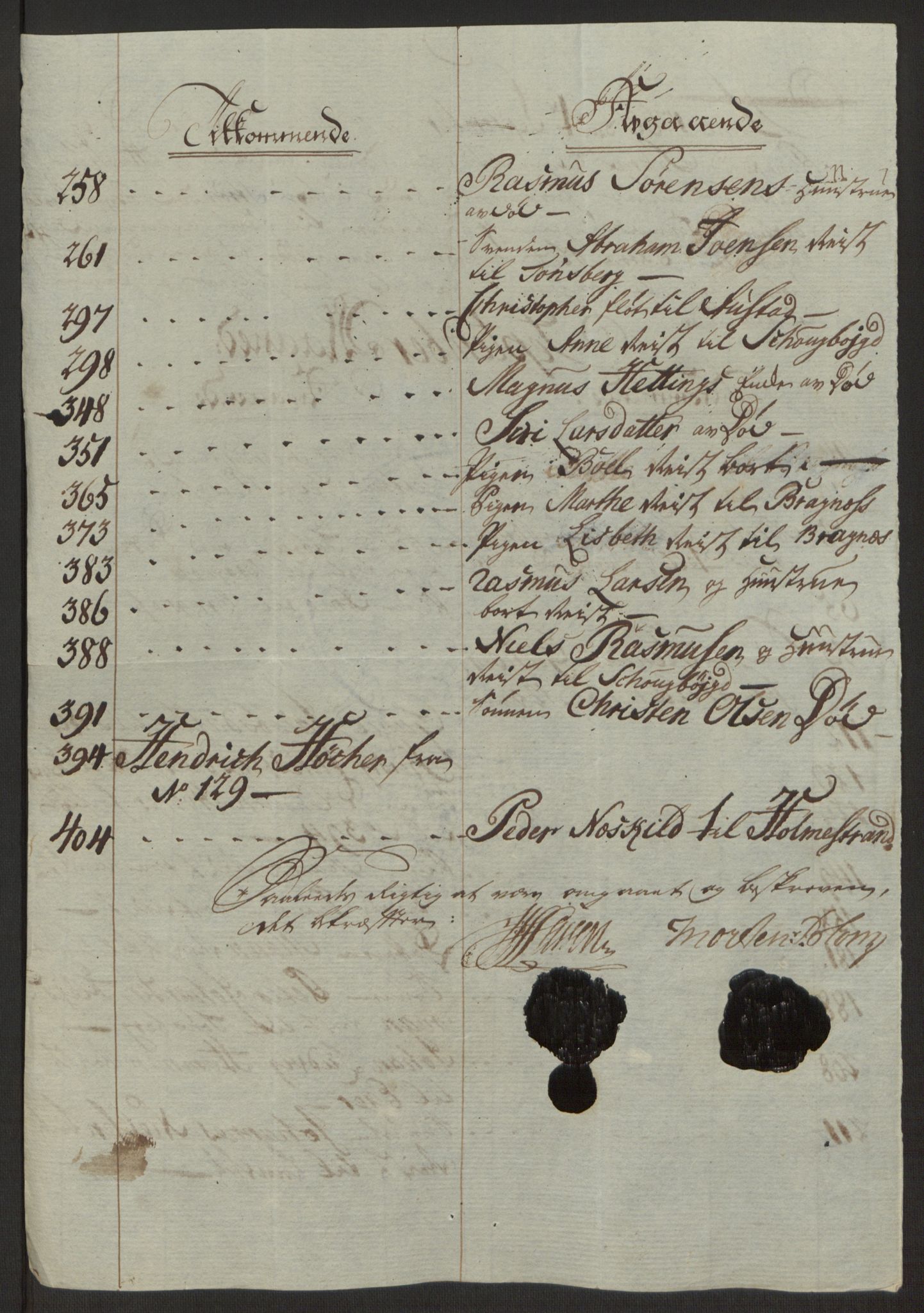 Rentekammeret inntil 1814, Reviderte regnskaper, Byregnskaper, AV/RA-EA-4066/R/Rg/L0144/0001: [G4] Kontribusjonsregnskap / Ekstraskatt, 1762-1767, p. 463