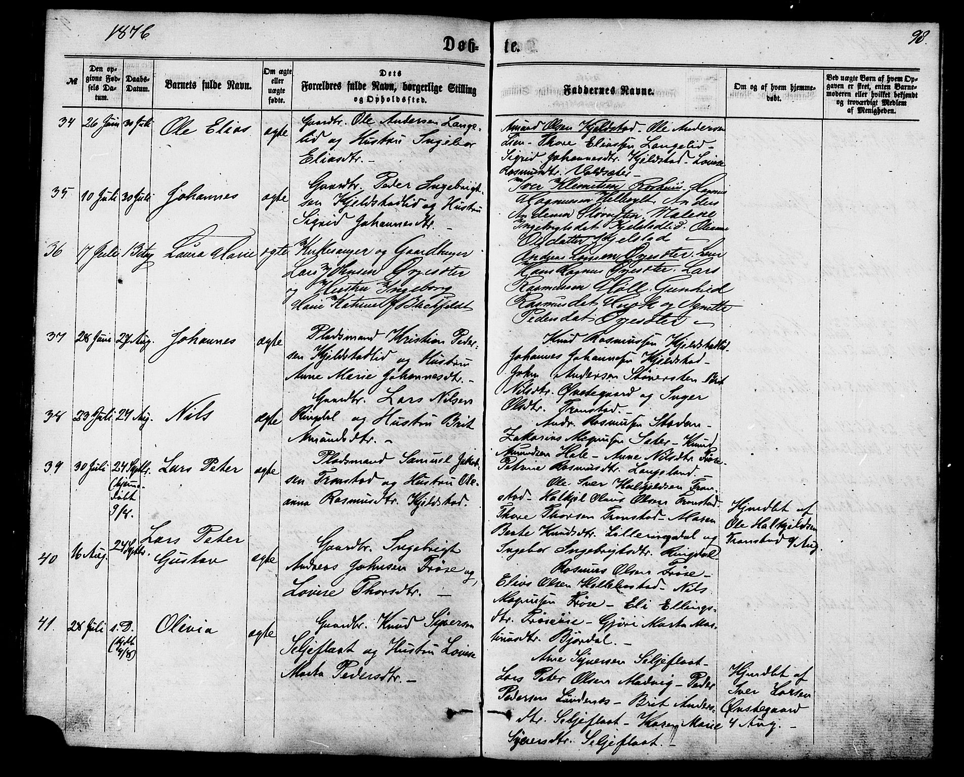 Ministerialprotokoller, klokkerbøker og fødselsregistre - Møre og Romsdal, AV/SAT-A-1454/517/L0226: Parish register (official) no. 517A06, 1862-1881, p. 98