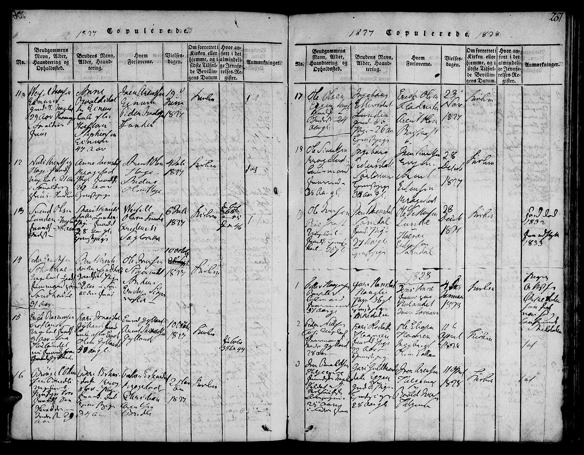 Ministerialprotokoller, klokkerbøker og fødselsregistre - Sør-Trøndelag, SAT/A-1456/692/L1102: Parish register (official) no. 692A02, 1816-1842, p. 207
