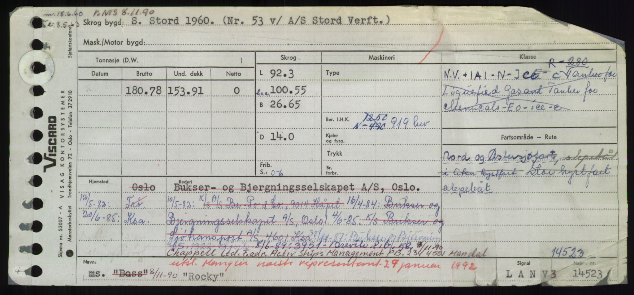 Sjøfartsdirektoratet med forløpere, Skipsmålingen, RA/S-1627/H/Hd/L0031: Fartøy, Rju-Sam, p. 37