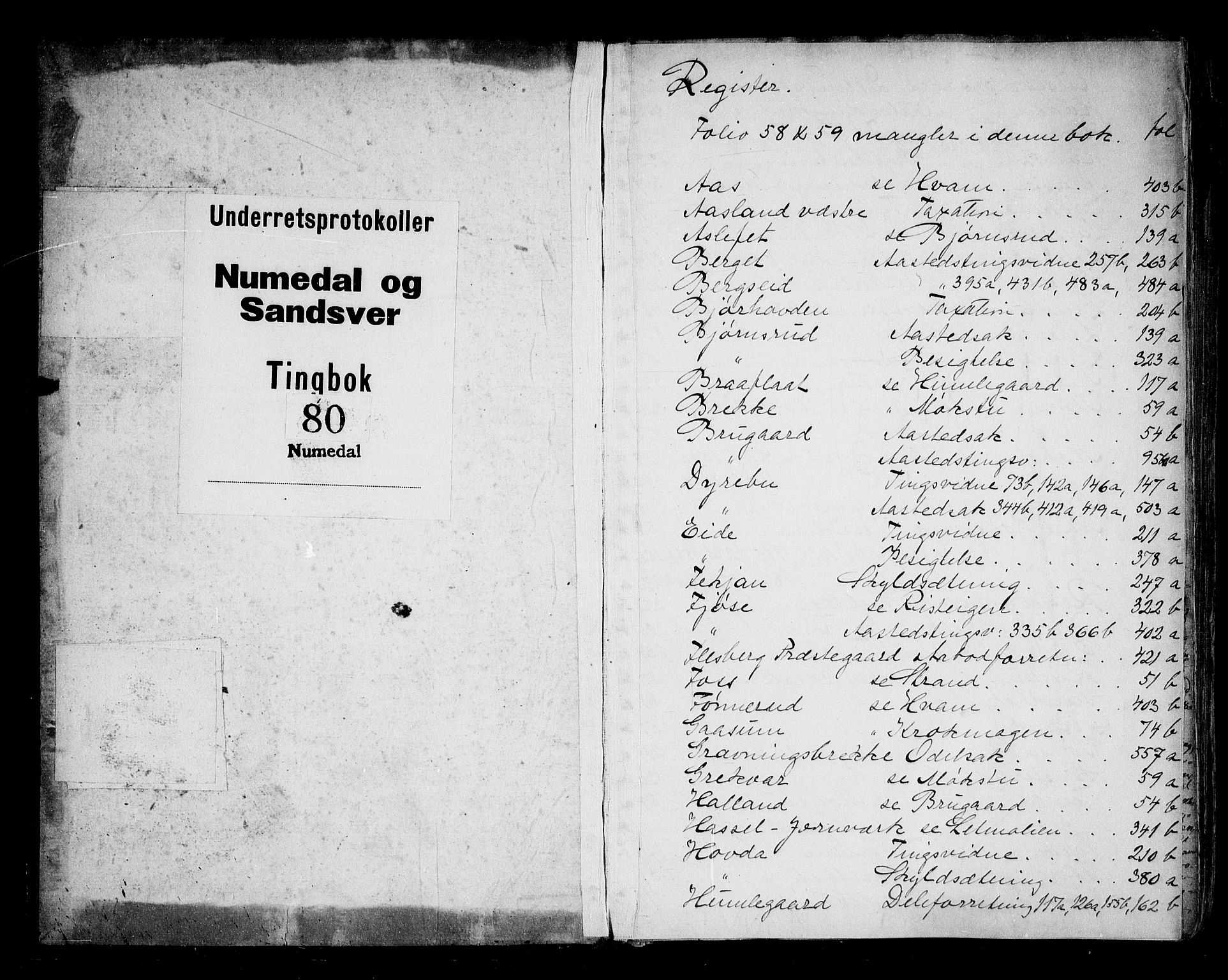 Numedal og Sandsvær sorenskriveri, SAKO/A-128/F/Fa/Faa/L0078: Tingbøker, 1778-1785