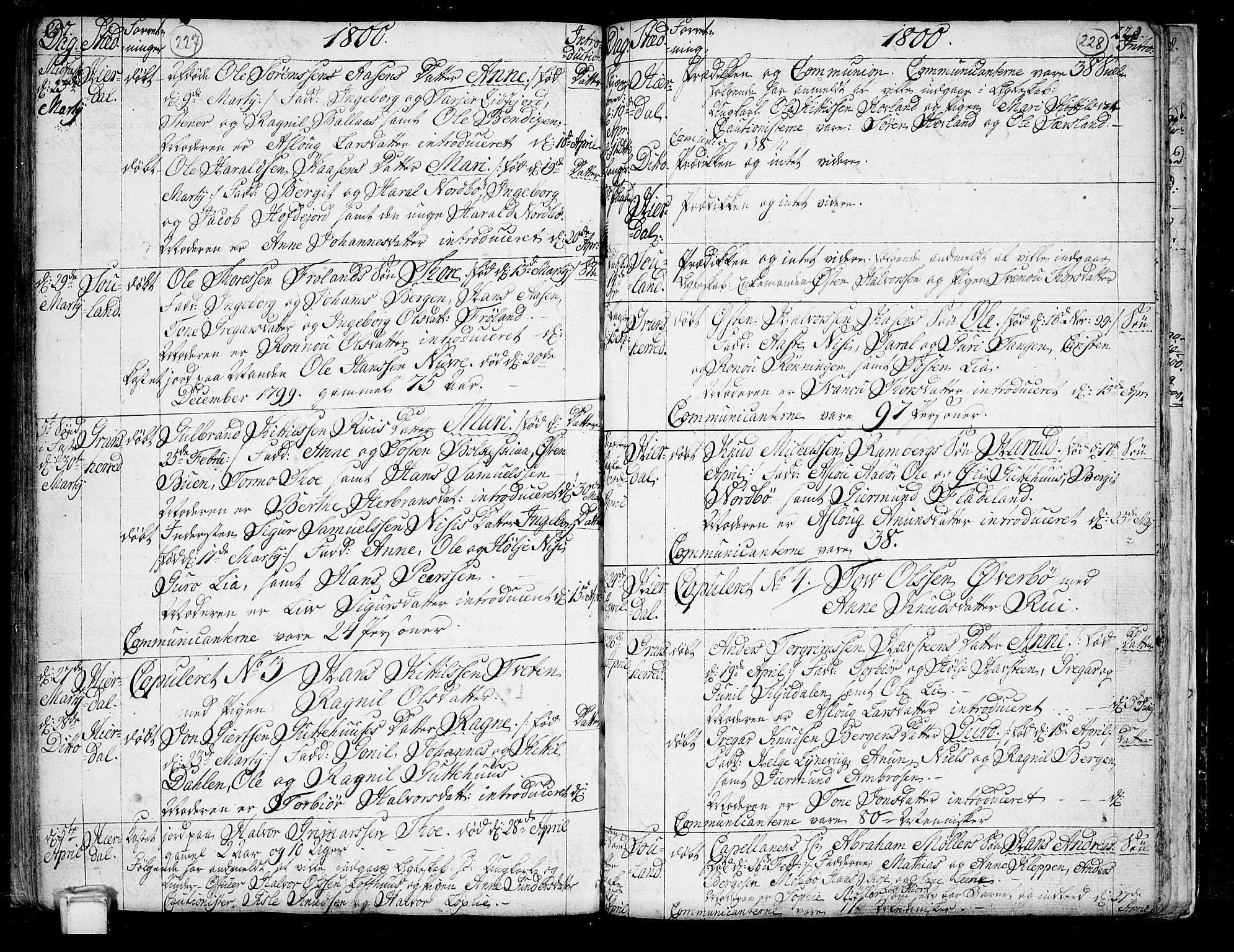Hjartdal kirkebøker, AV/SAKO-A-270/F/Fa/L0005: Parish register (official) no. I 5, 1776-1801, p. 227-228