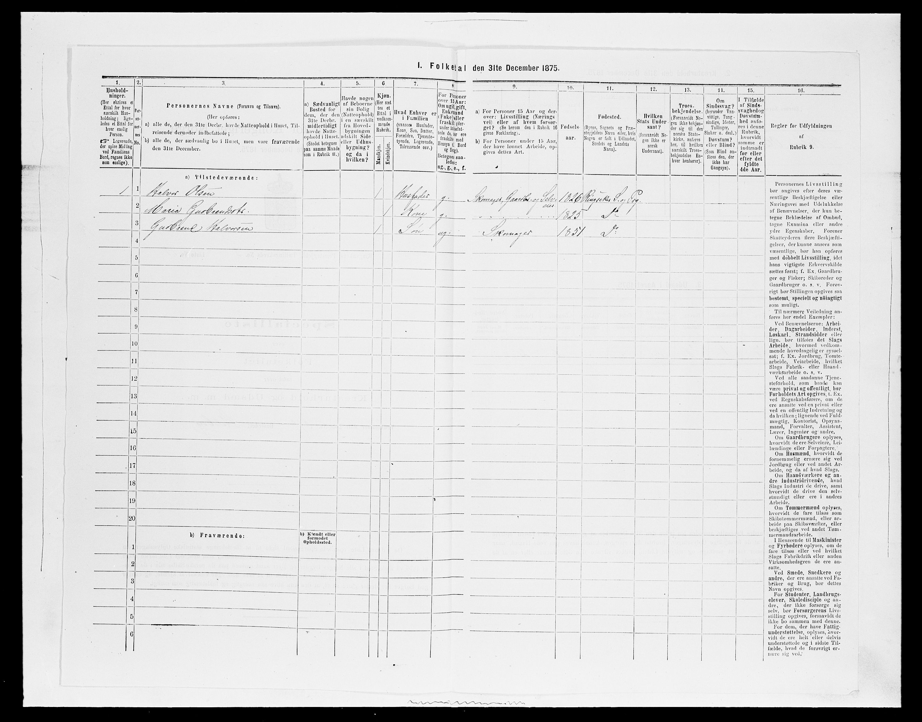 SAH, 1875 census for 0412P Ringsaker, 1875, p. 474