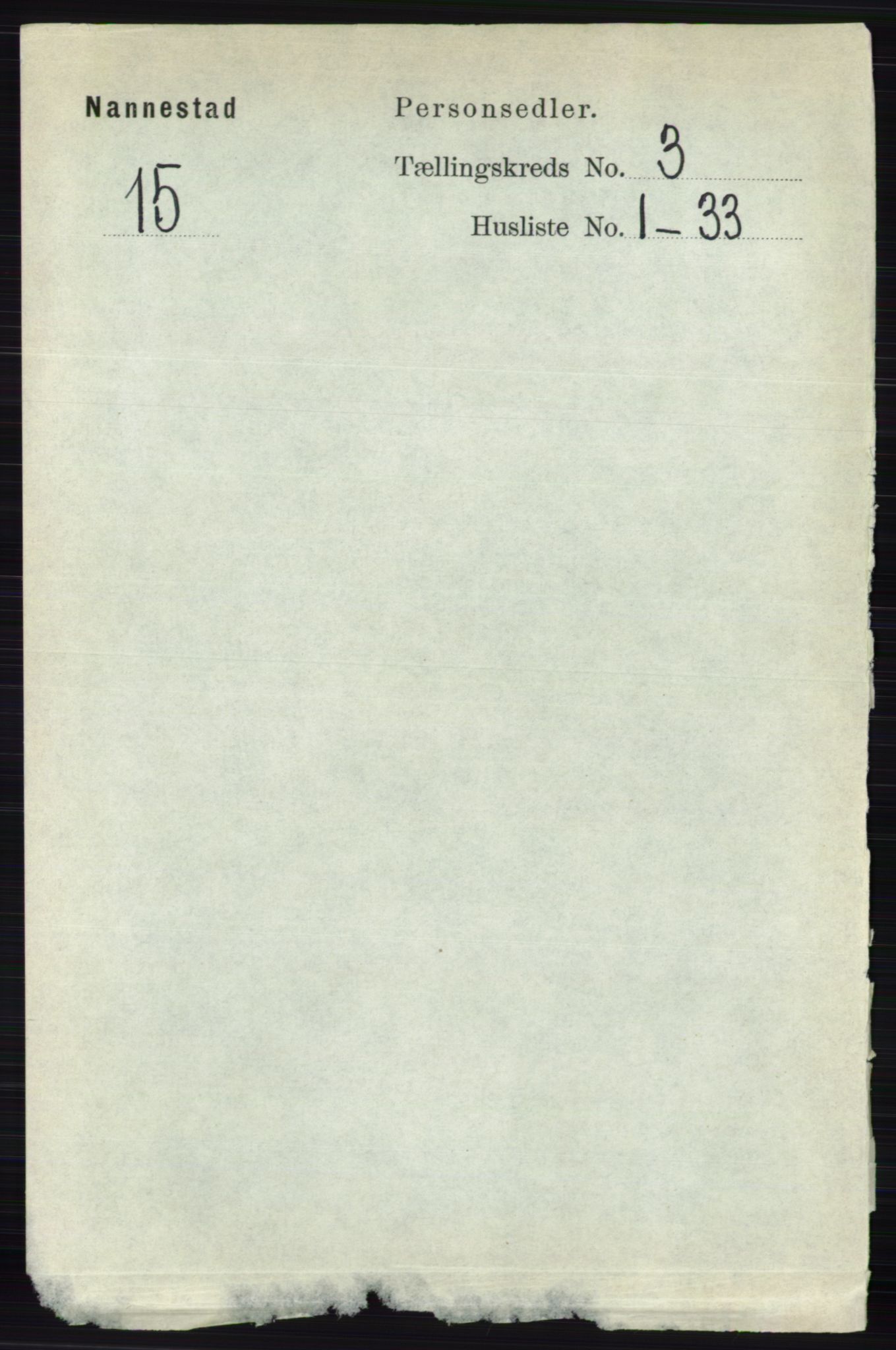 RA, 1891 census for 0238 Nannestad, 1891, p. 1464