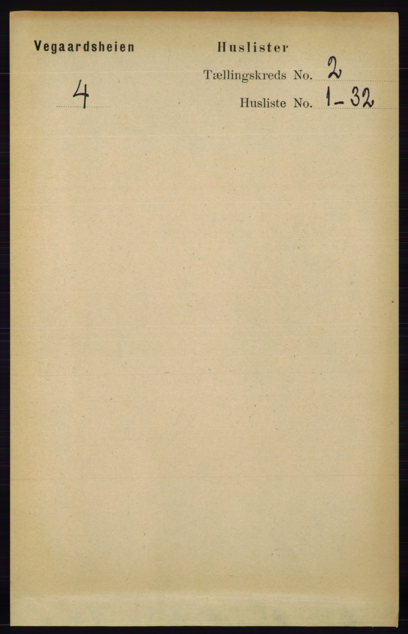 RA, 1891 census for 0912 Vegårshei, 1891, p. 322
