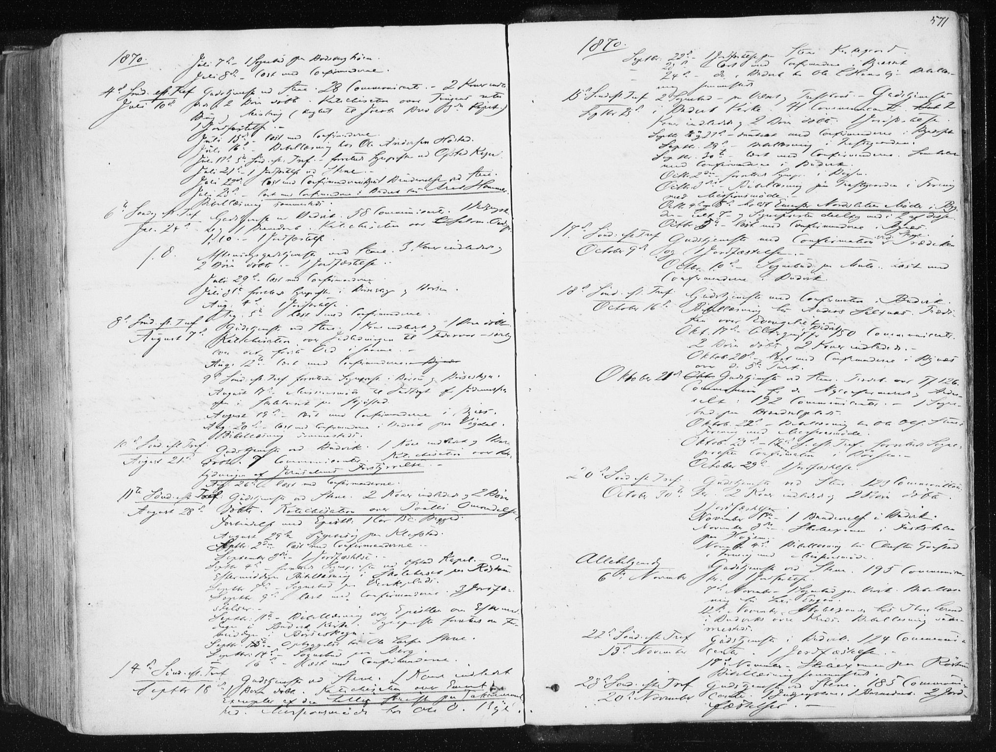 Ministerialprotokoller, klokkerbøker og fødselsregistre - Sør-Trøndelag, SAT/A-1456/612/L0377: Parish register (official) no. 612A09, 1859-1877, p. 571
