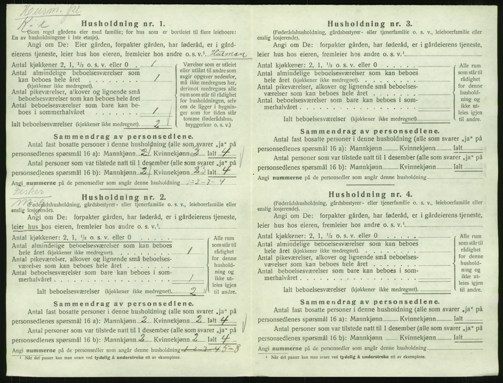 SAT, 1920 census for Stemshaug, 1920, p. 73