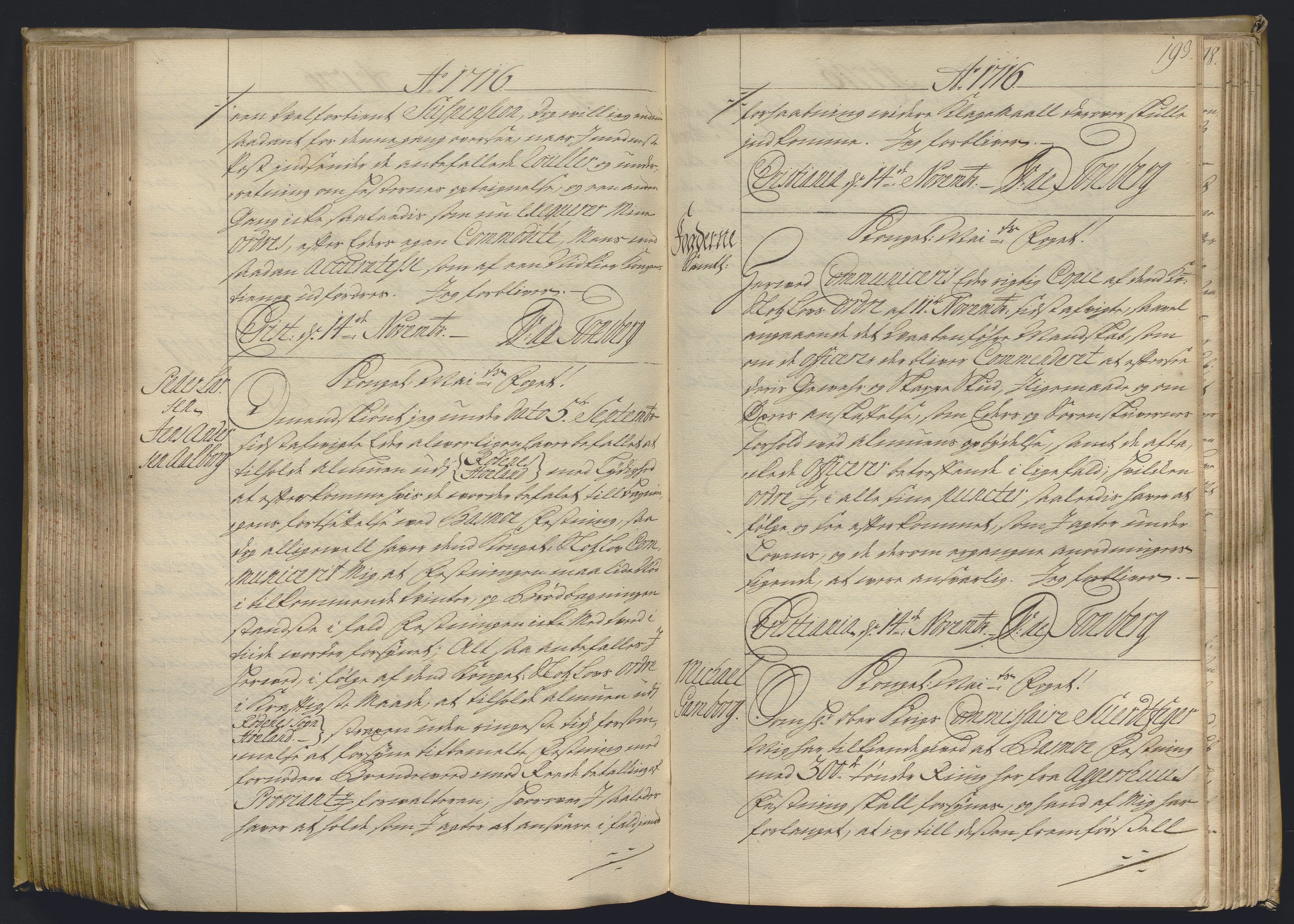 Kristiania stiftamt, AV/SAO-A-10386/B/Ba/L0004: Kopibok, 1715-1717, p. 192b-193a