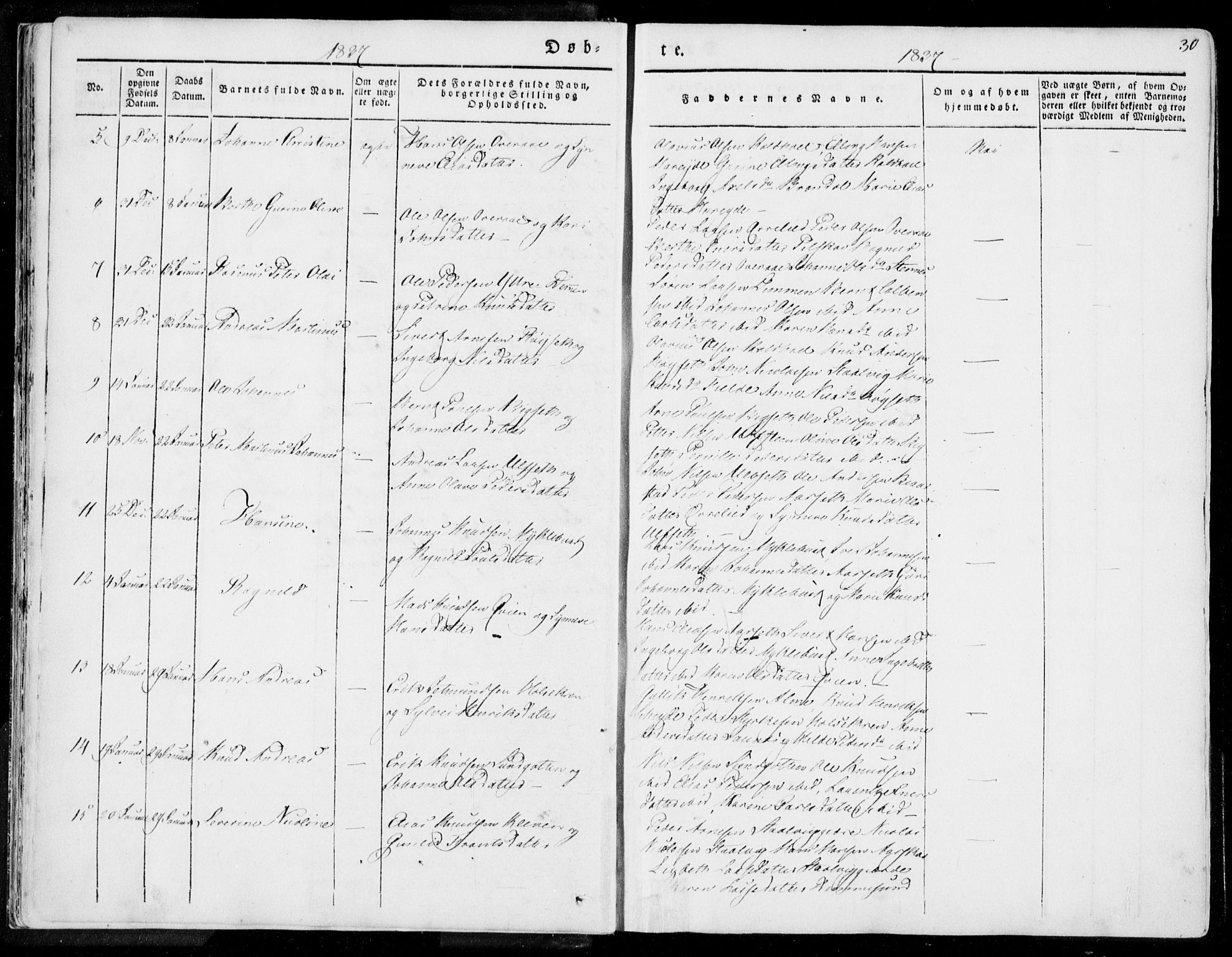 Ministerialprotokoller, klokkerbøker og fødselsregistre - Møre og Romsdal, AV/SAT-A-1454/509/L0104: Parish register (official) no. 509A02, 1833-1847, p. 30