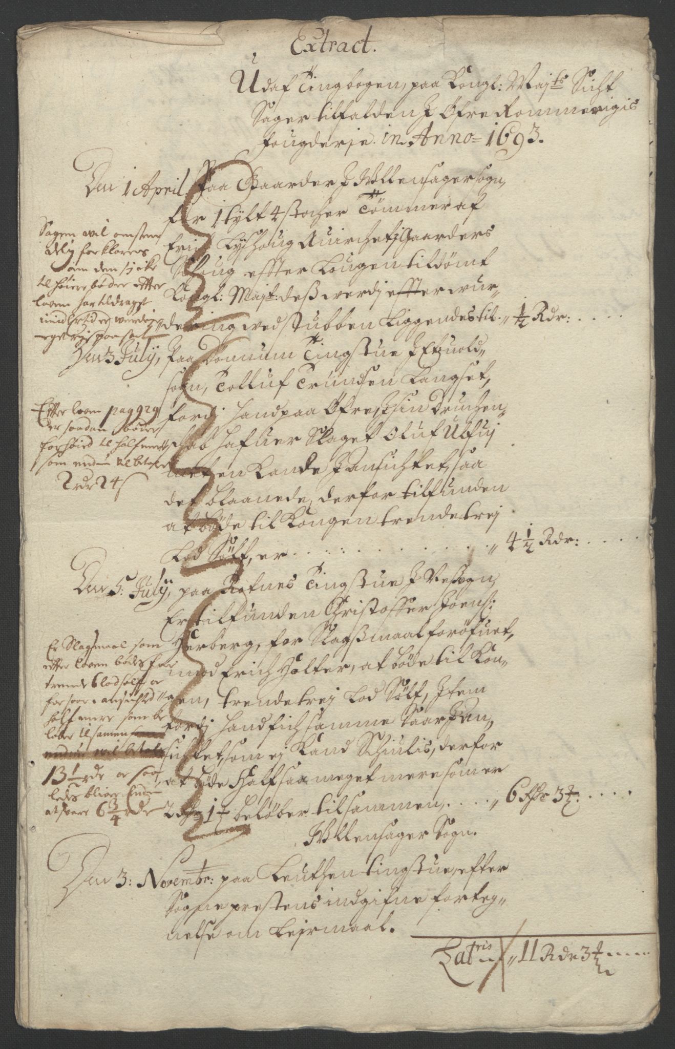 Rentekammeret inntil 1814, Reviderte regnskaper, Fogderegnskap, RA/EA-4092/R12/L0705: Fogderegnskap Øvre Romerike, 1693, p. 25