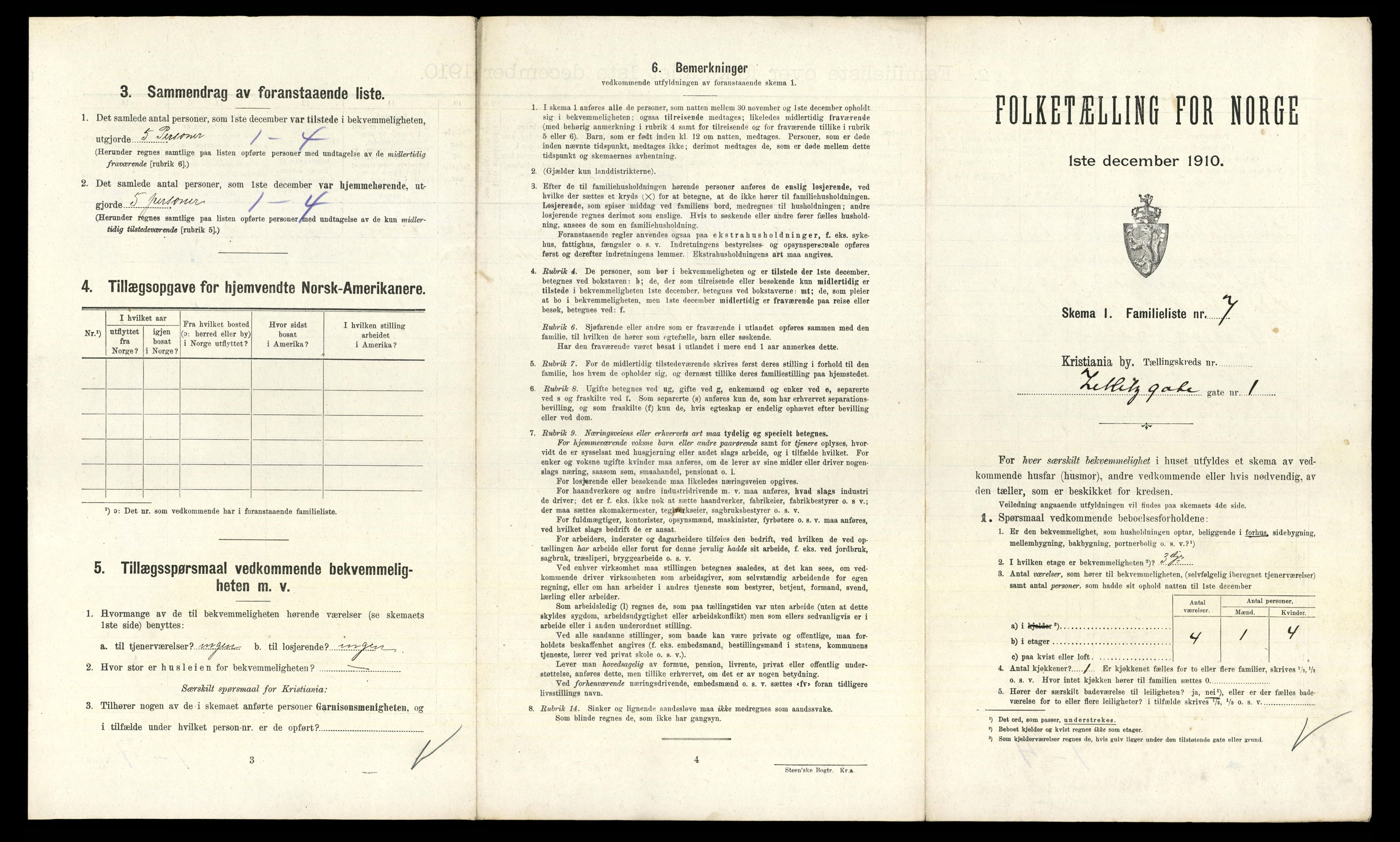 RA, 1910 census for Kristiania, 1910, p. 123633