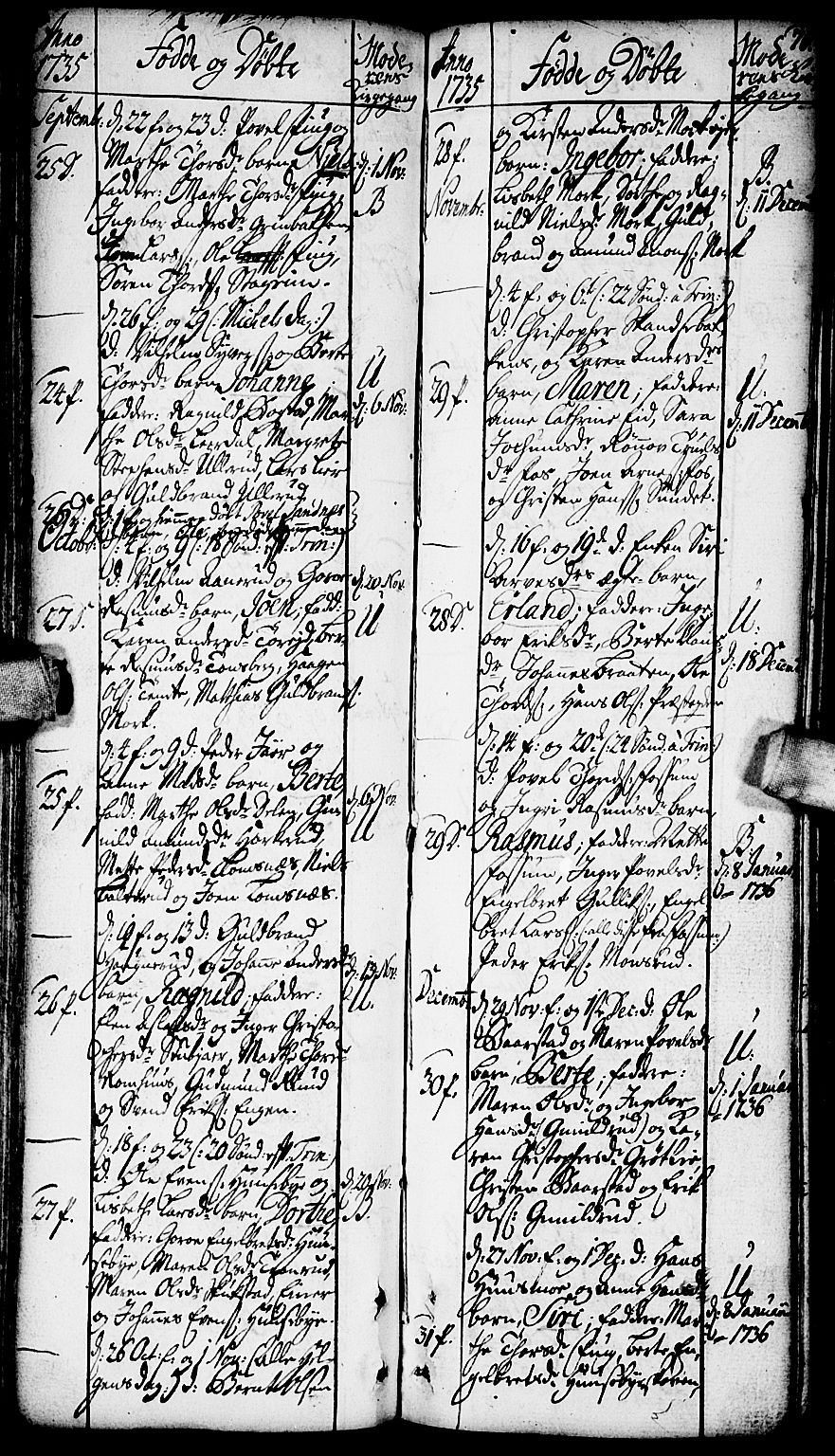 Aurskog prestekontor Kirkebøker, SAO/A-10304a/F/Fa/L0002: Parish register (official) no. I 2, 1735-1766, p. 76
