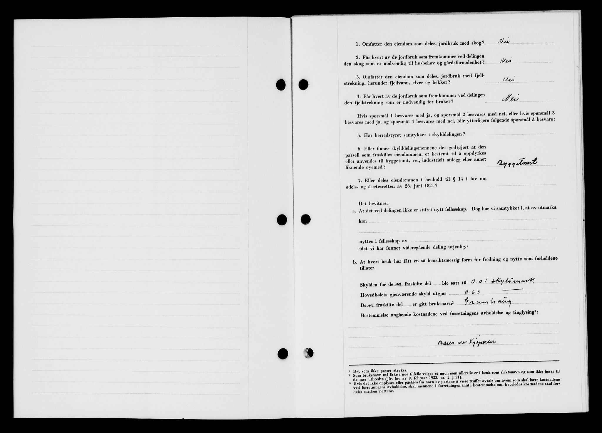 Lyngdal sorenskriveri, AV/SAK-1221-0004/G/Gb/L0663: Mortgage book no. A IX, 1948-1949, Diary no: : 500/1949