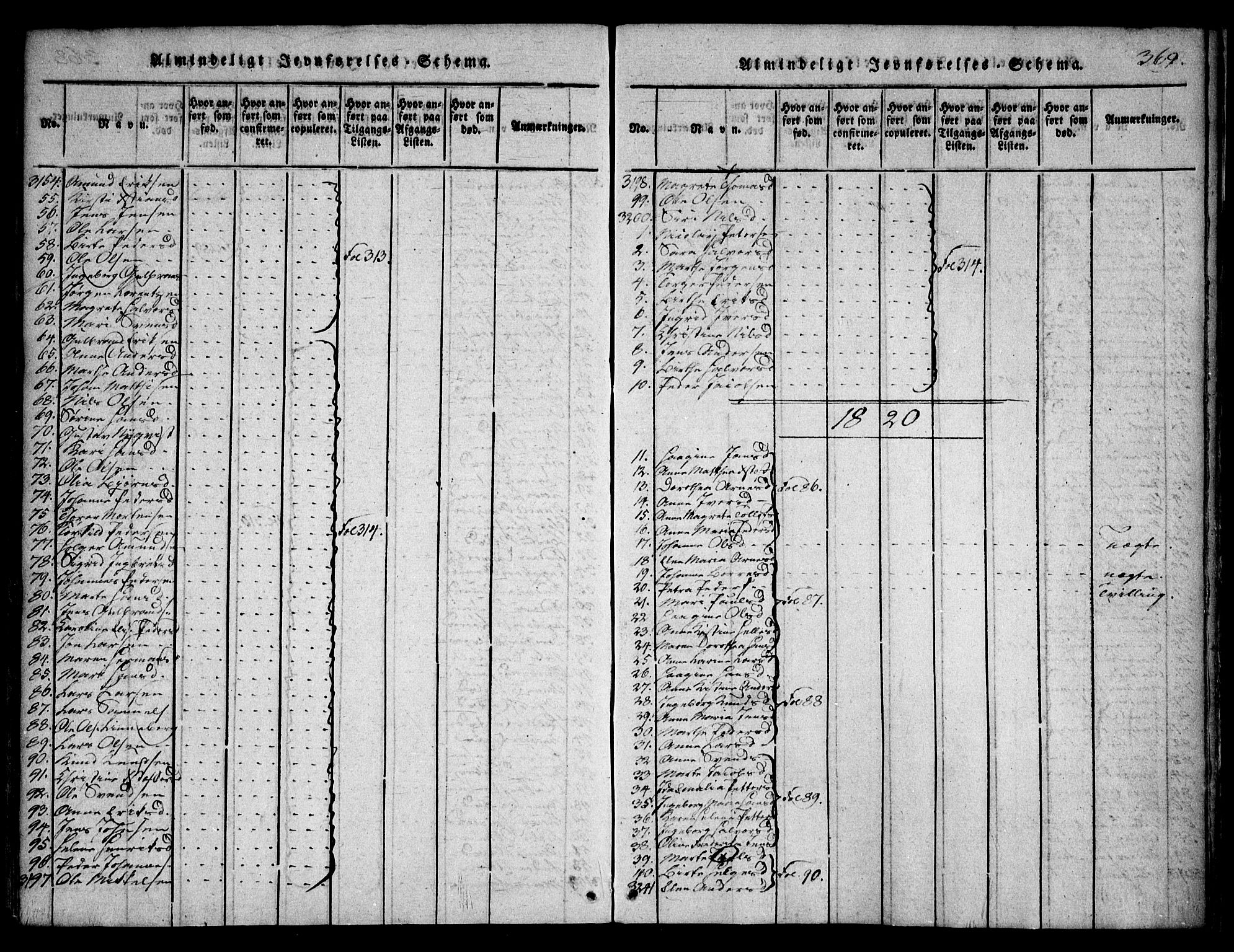 Asker prestekontor Kirkebøker, SAO/A-10256a/F/Fa/L0006: Parish register (official) no. I 6, 1814-1824, p. 369