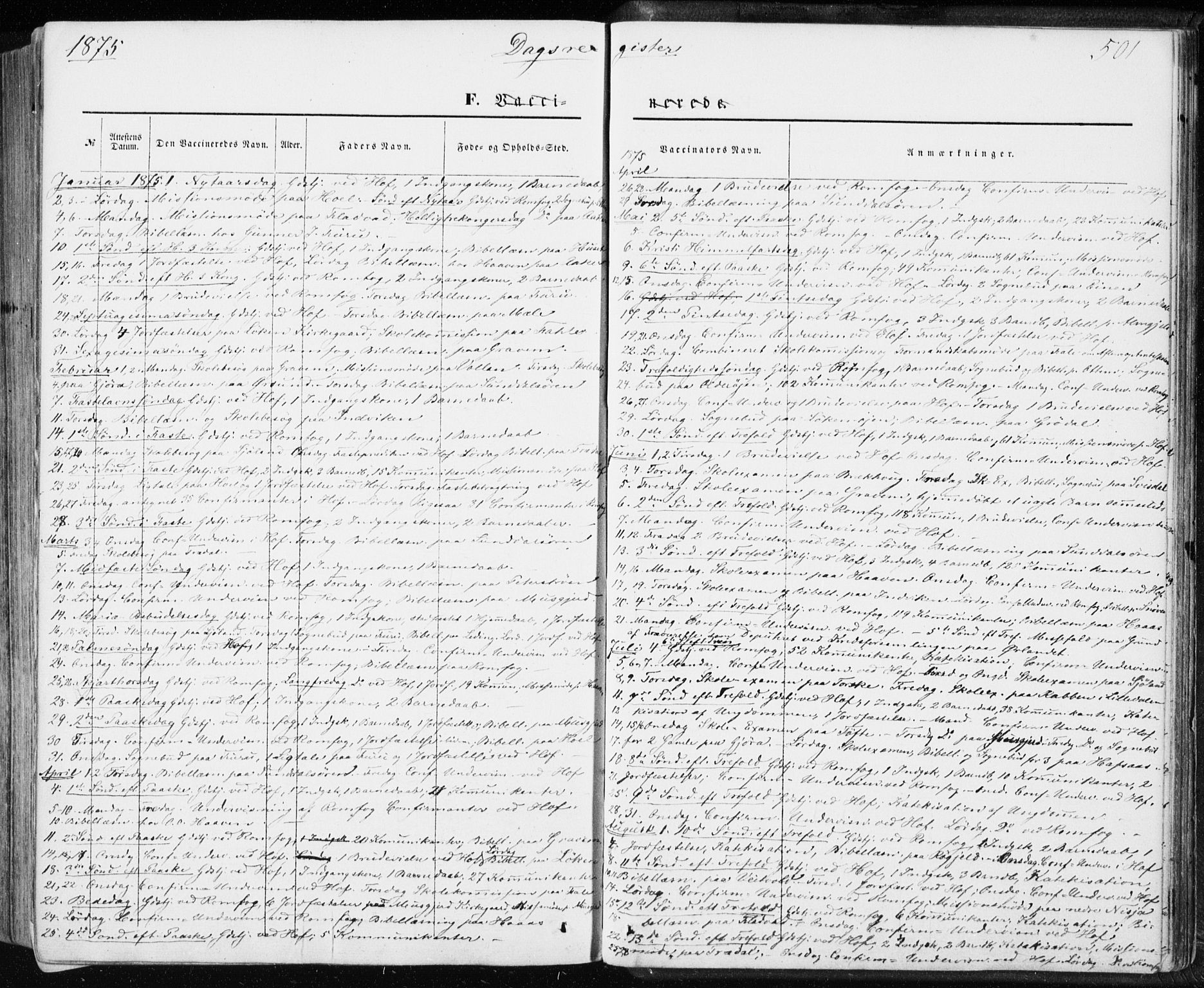 Ministerialprotokoller, klokkerbøker og fødselsregistre - Møre og Romsdal, SAT/A-1454/590/L1013: Parish register (official) no. 590A05, 1847-1877, p. 501
