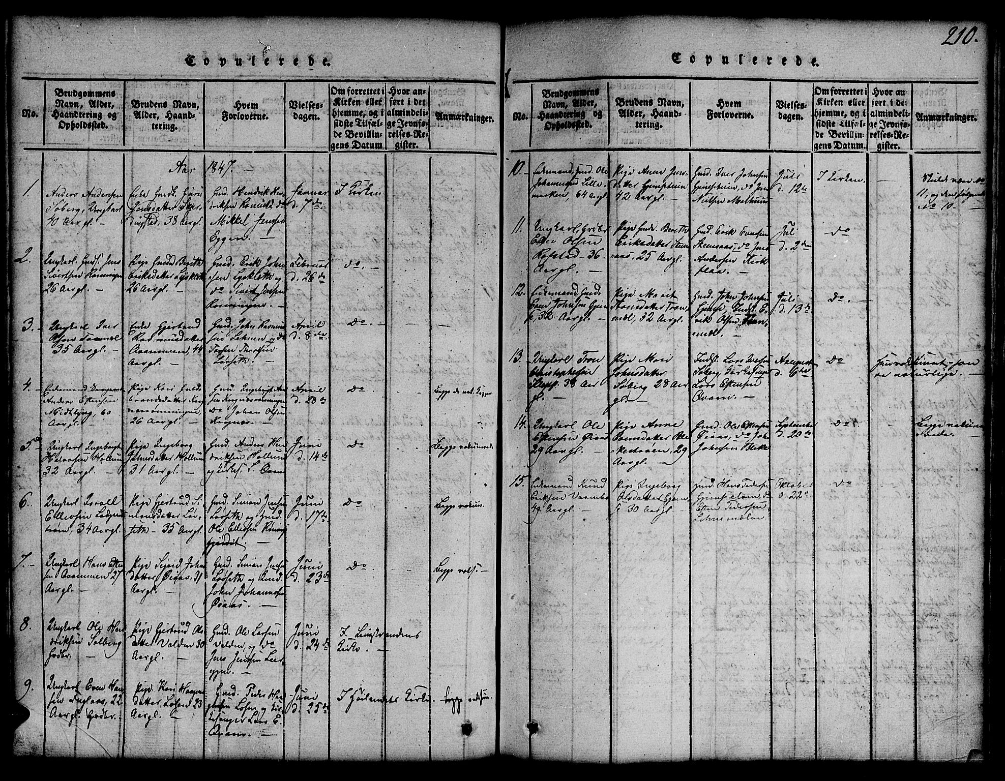 Ministerialprotokoller, klokkerbøker og fødselsregistre - Sør-Trøndelag, SAT/A-1456/691/L1092: Parish register (copy) no. 691C03, 1816-1852, p. 210