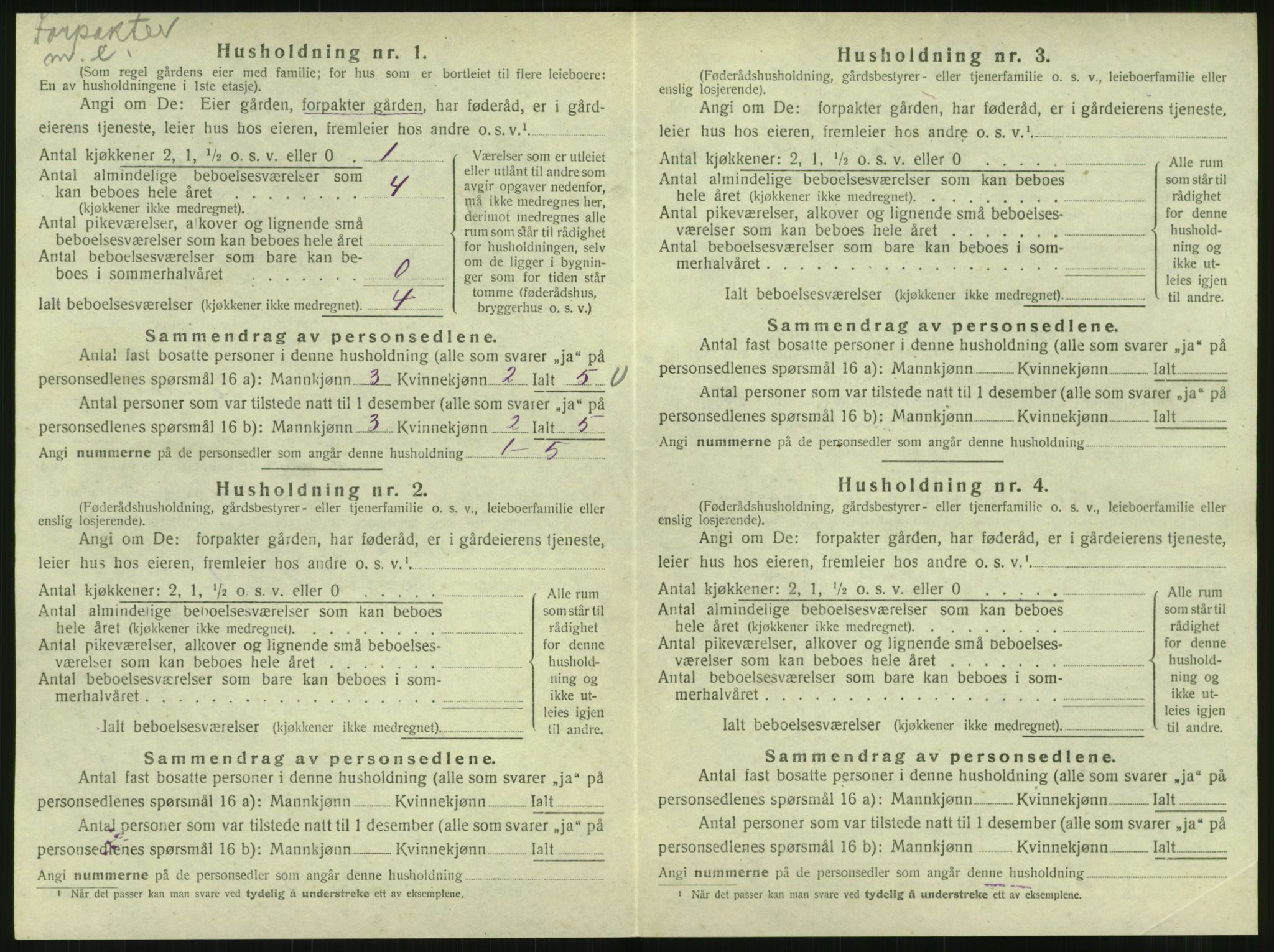 SAT, 1920 census for Hattfjelldal, 1920, p. 147