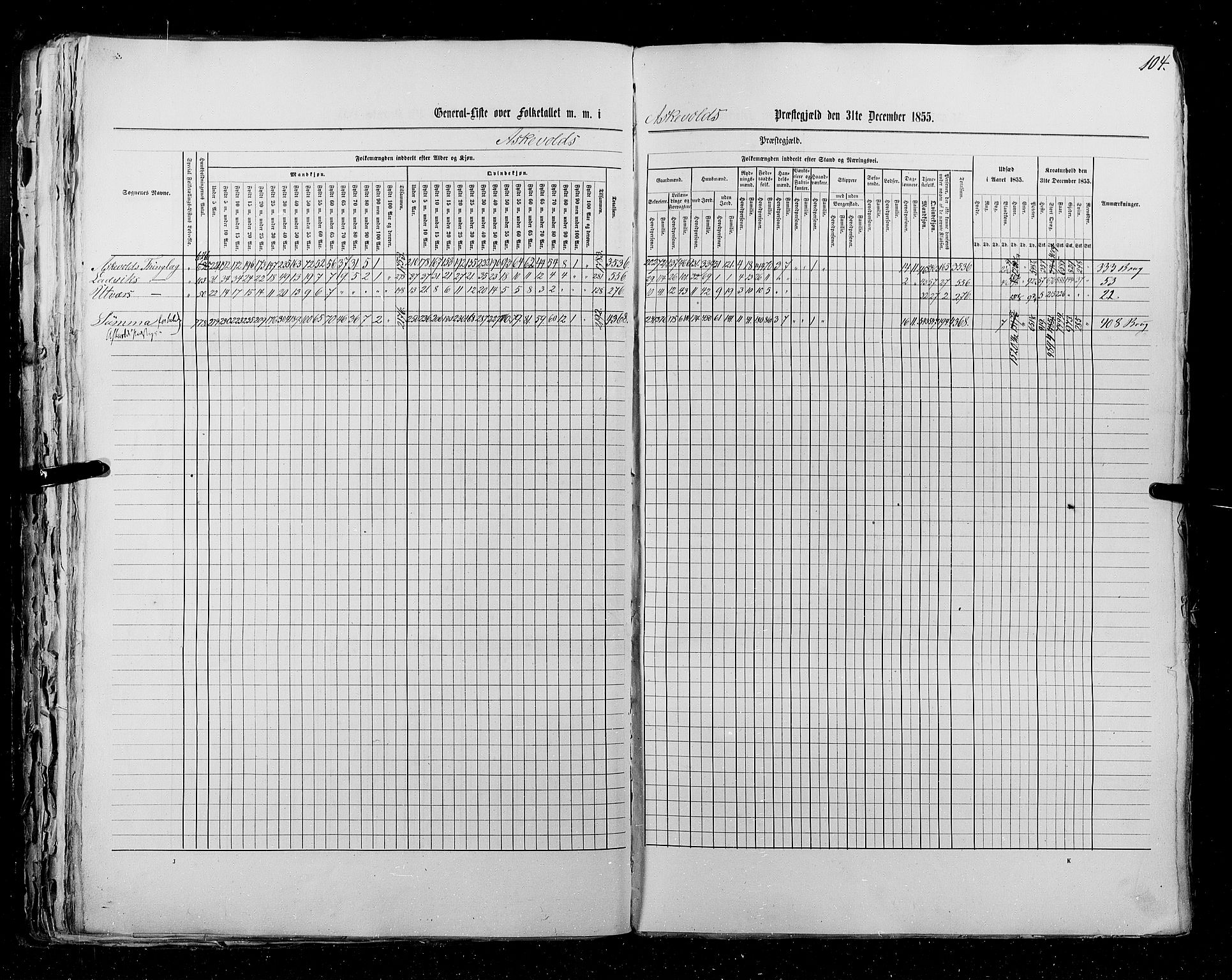 RA, Census 1855, vol. 5: Nordre Bergenhus amt, Romsdal amt og Søndre Trondhjem amt, 1855, p. 104