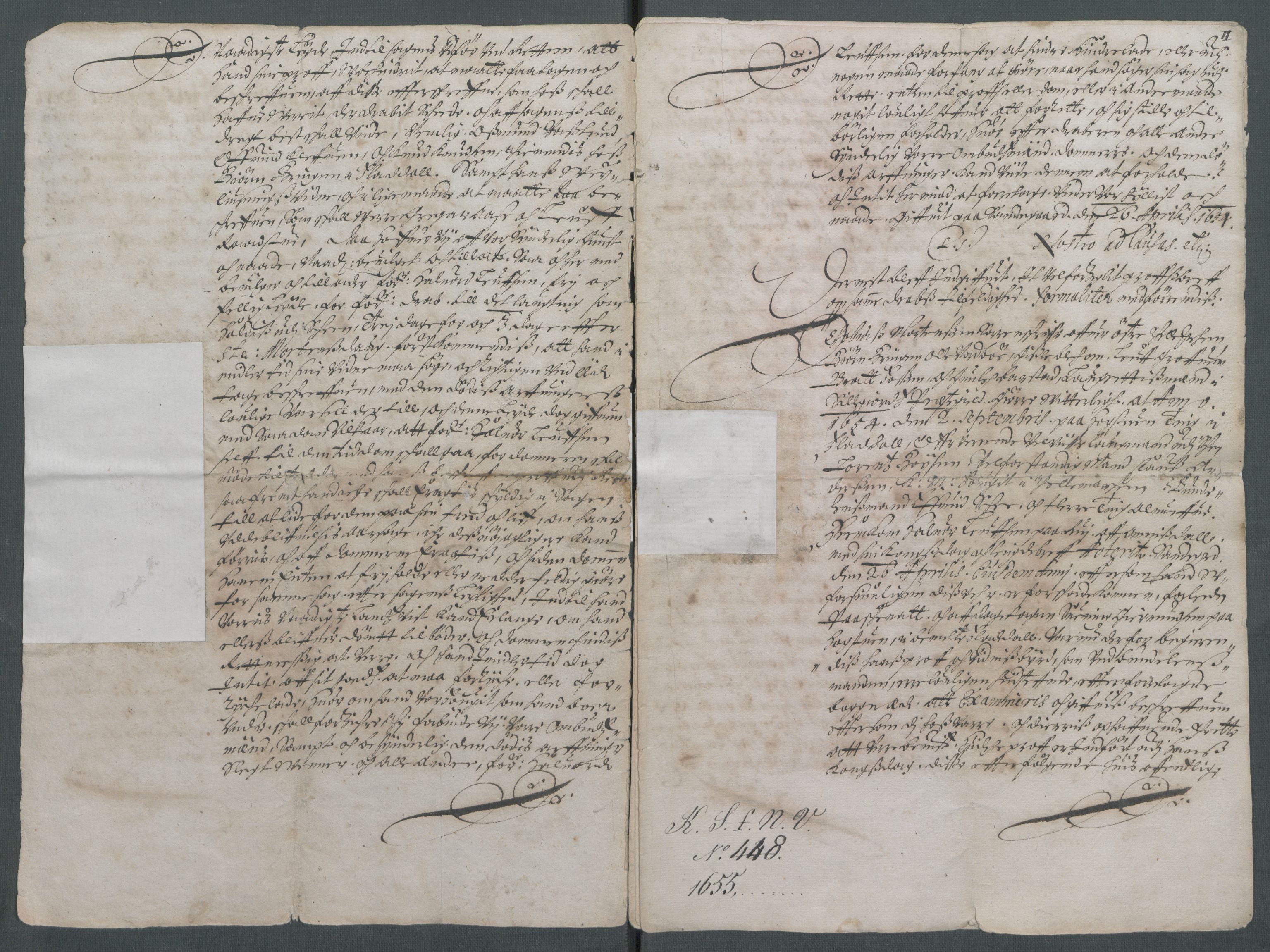 Riksarkivets diplomsamling, RA/EA-5965/F02/L0166: Dokumenter, 1654-1656, p. 88