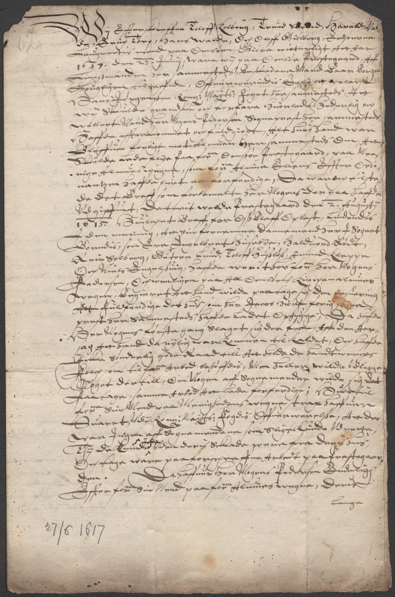 Riksarkivets diplomsamling, AV/RA-EA-5965/F15/L0003: Prestearkiv - Østfold, 1594-1700, p. 208