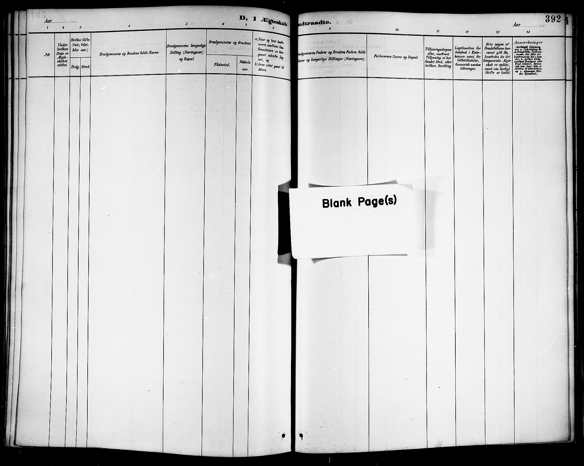 Ministerialprotokoller, klokkerbøker og fødselsregistre - Nordland, AV/SAT-A-1459/888/L1268: Parish register (copy) no. 888C06, 1891-1908, p. 392
