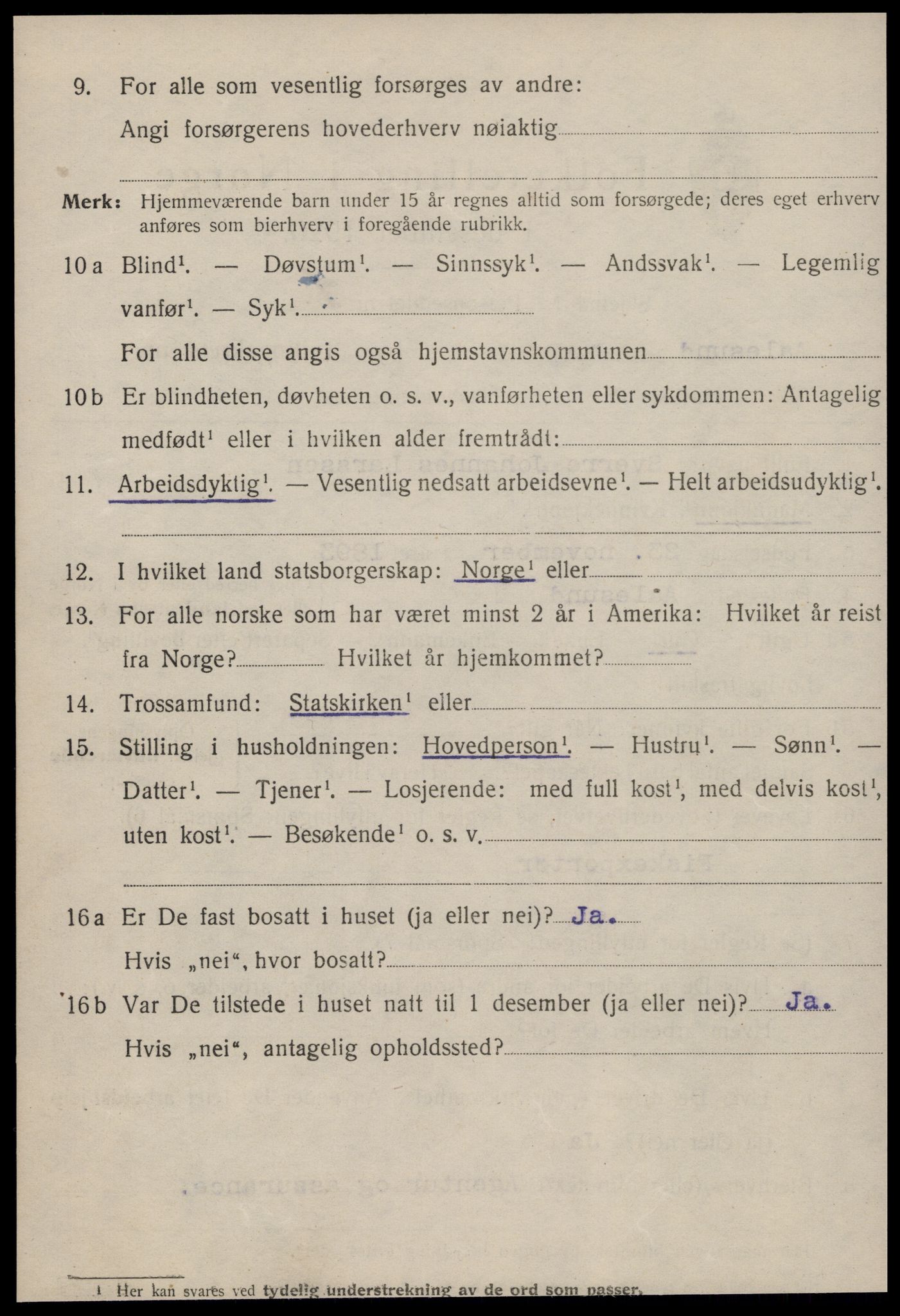 SAT, 1920 census for Ålesund, 1920, p. 24917