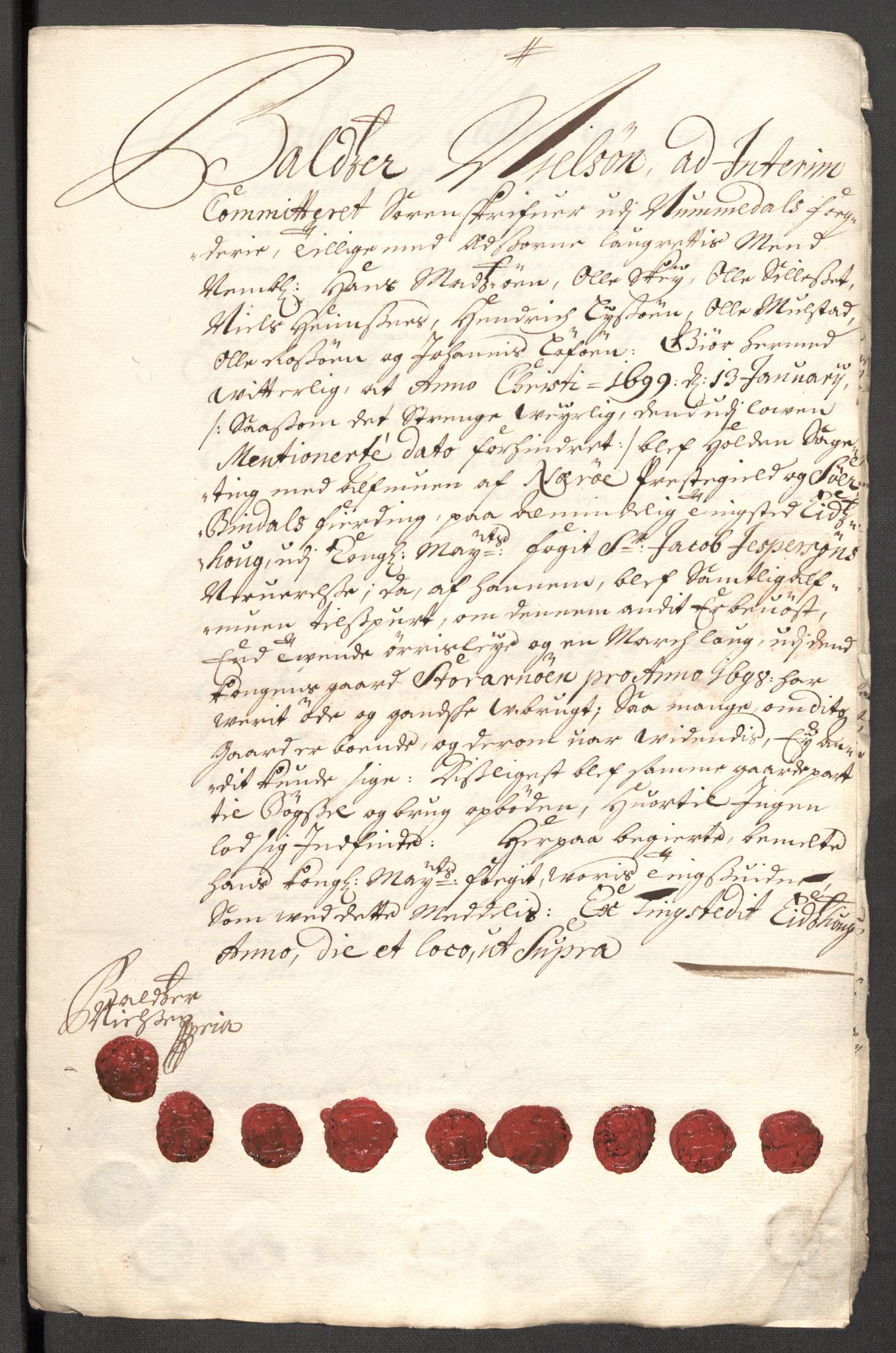 Rentekammeret inntil 1814, Reviderte regnskaper, Fogderegnskap, RA/EA-4092/R64/L4425: Fogderegnskap Namdal, 1696-1698, p. 452