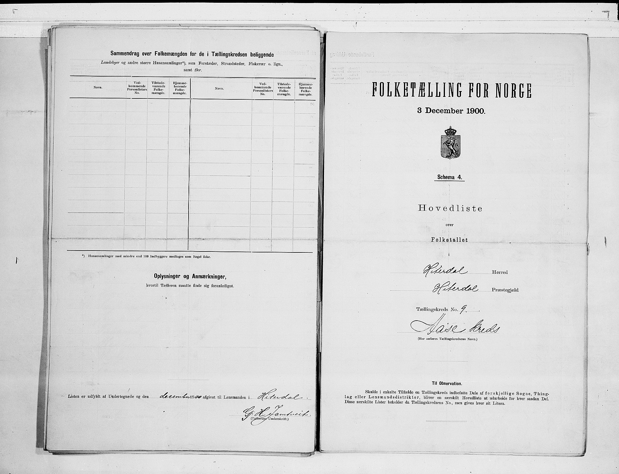 SAKO, 1900 census for Heddal, 1900, p. 26