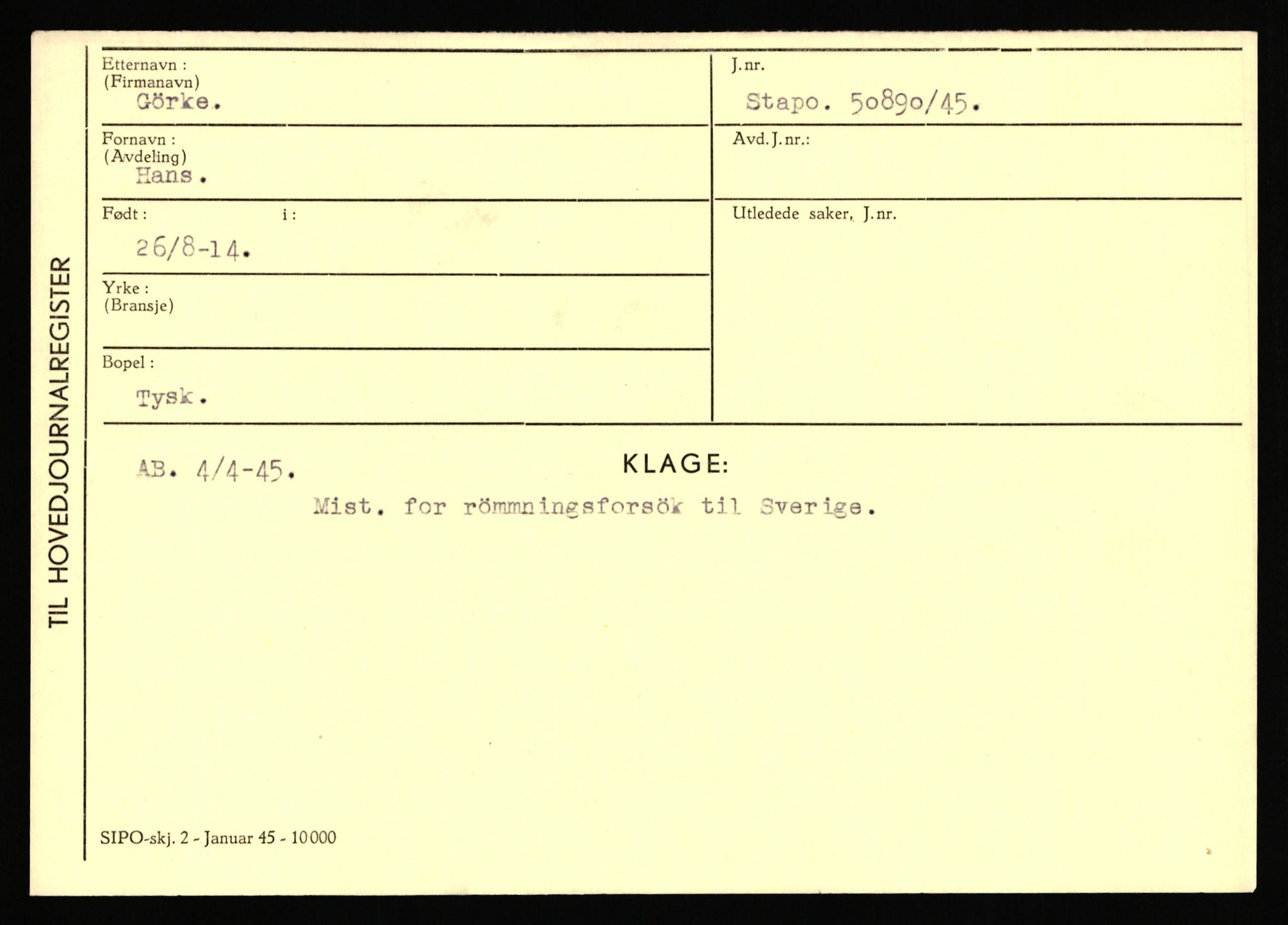 Statspolitiet - Hovedkontoret / Osloavdelingen, AV/RA-S-1329/C/Ca/L0005: Furali - Hamula, 1943-1945, p. 3410