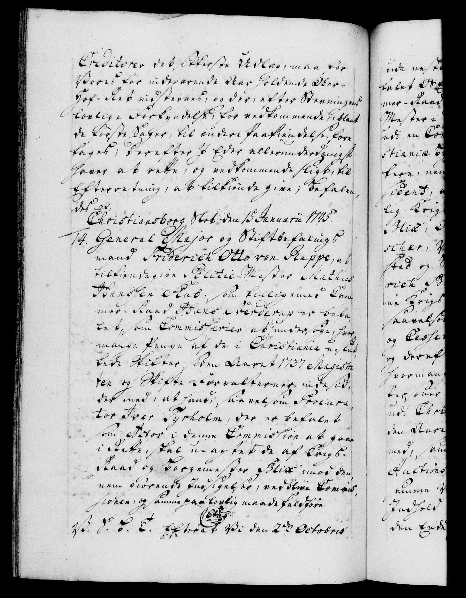 Danske Kanselli 1572-1799, AV/RA-EA-3023/F/Fc/Fca/Fcab/L0030: Norske tegnelser, 1744-1746, p. 321b