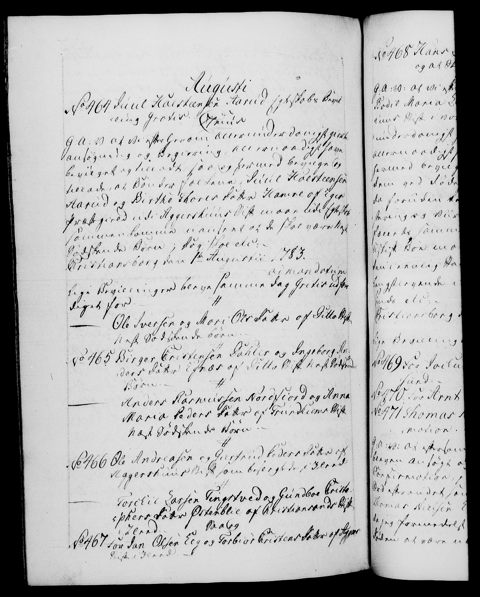 Danske Kanselli 1572-1799, RA/EA-3023/F/Fc/Fca/Fcaa/L0049: Norske registre, 1782-1783, p. 632b