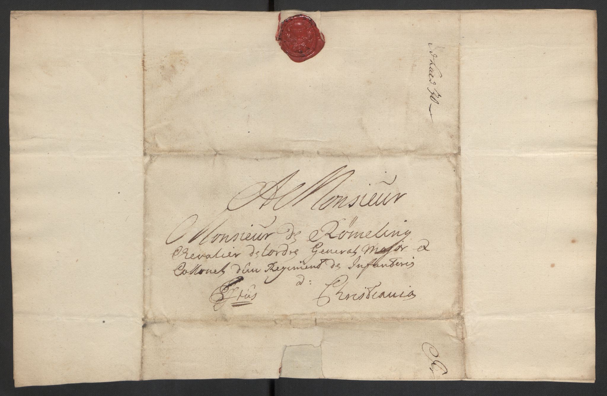 Kommanderende general (KG I) med Det norske krigsdirektorium, AV/RA-EA-5419/D/L0153: Fredriksten festning: Brev, inventarfortegnelser og regnskapsekstrakter, 1724-1729, p. 30