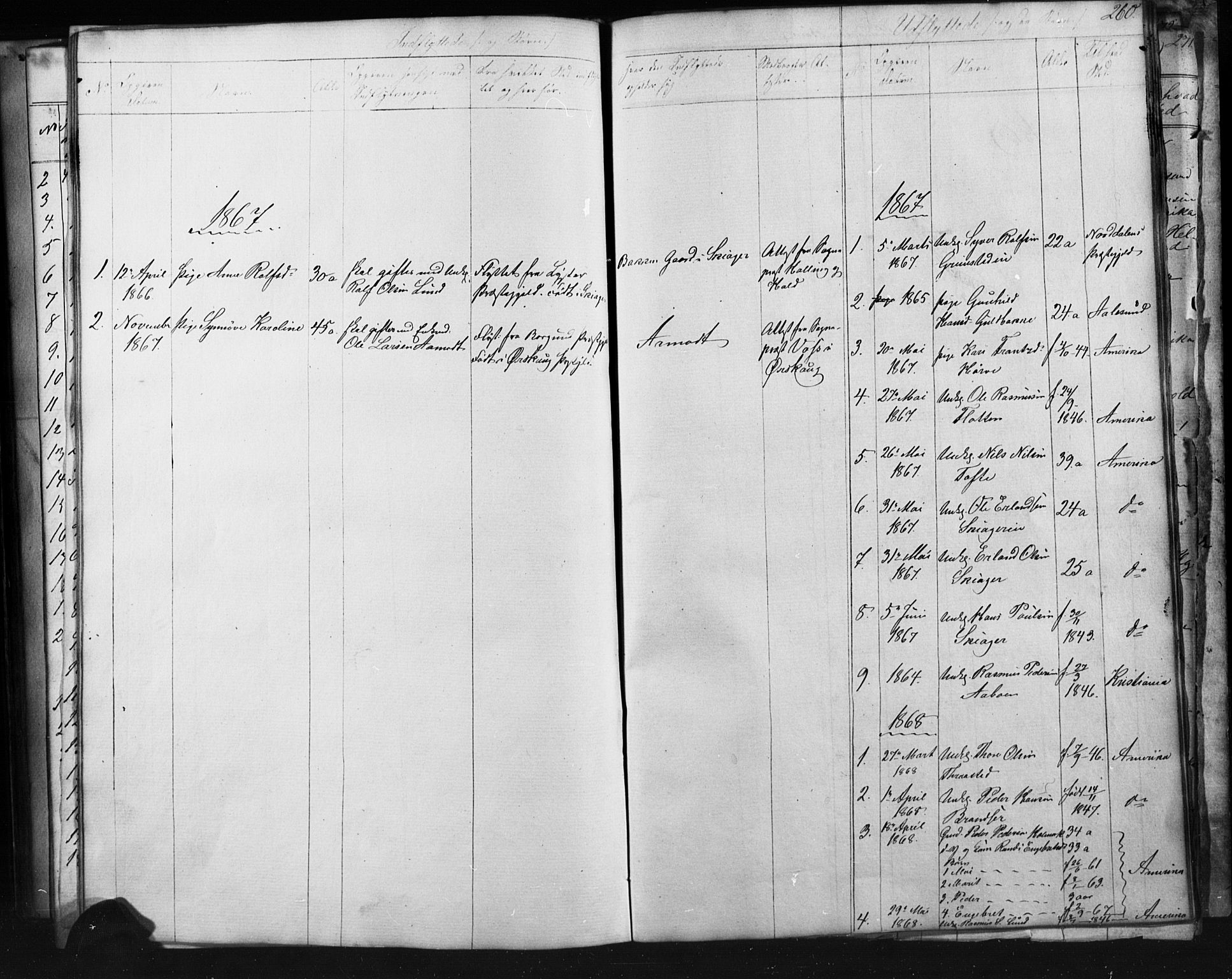Skjåk prestekontor, SAH/PREST-072/H/Ha/Hab/L0001: Parish register (copy) no. 1, 1865-1893, p. 260