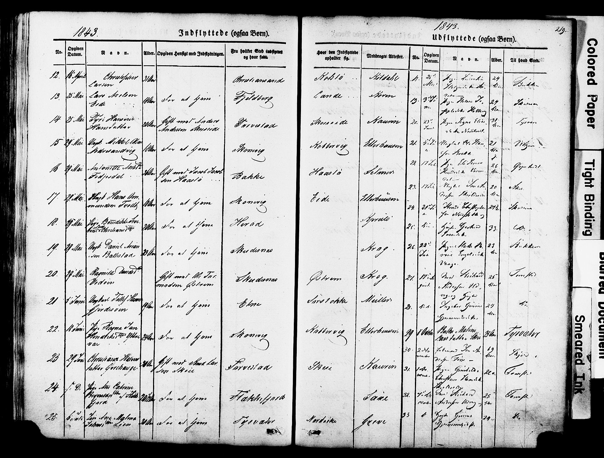 Avaldsnes sokneprestkontor, AV/SAST-A -101851/H/Ha/Haa/L0007: Parish register (official) no. A 7, 1841-1853, p. 219