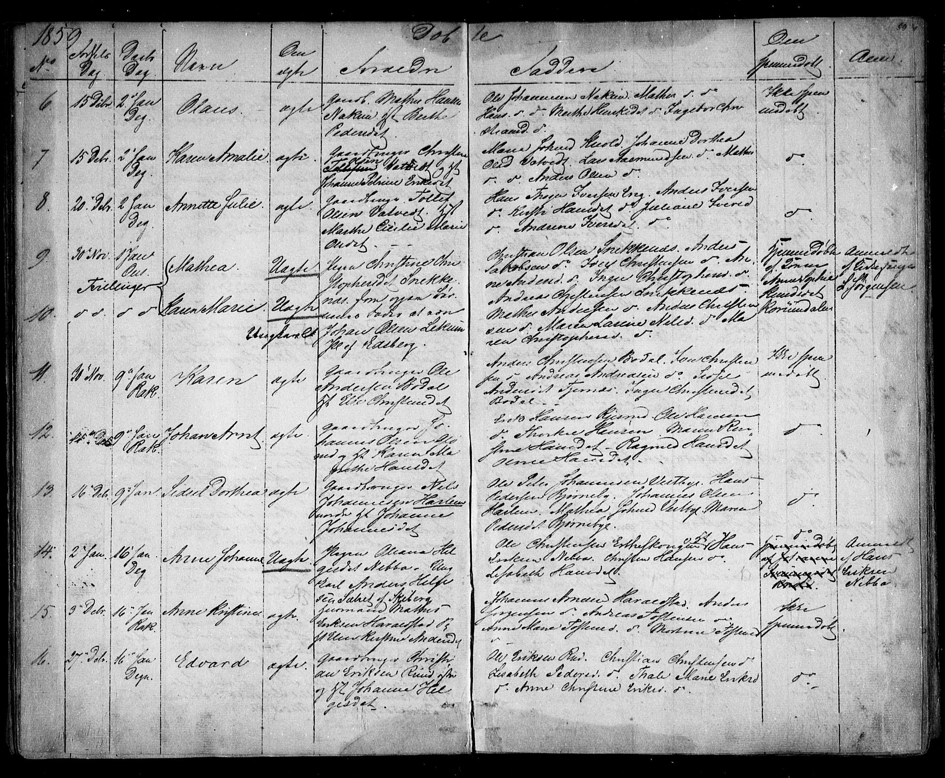 Rakkestad prestekontor Kirkebøker, AV/SAO-A-2008/F/Fa/L0010: Parish register (official) no. I 10, 1857-1861, p. 39