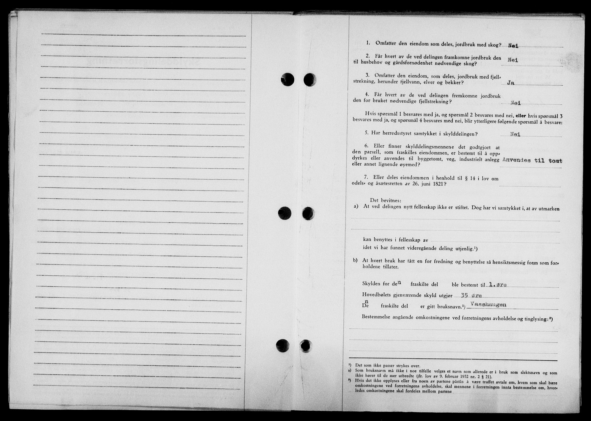 Lofoten sorenskriveri, SAT/A-0017/1/2/2C/L0022a: Mortgage book no. 22a, 1949-1950, Diary no: : 2984/1949