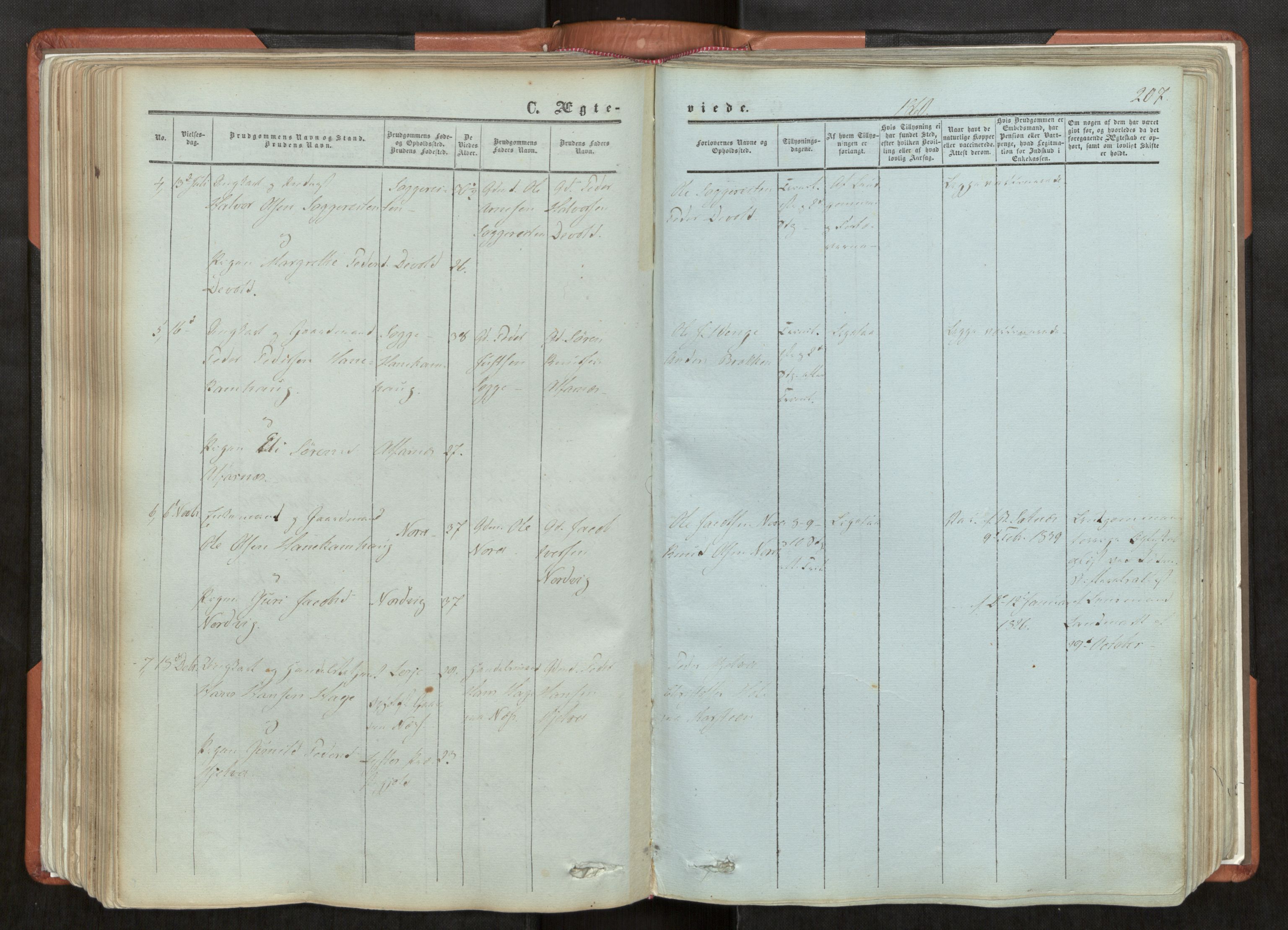 Ministerialprotokoller, klokkerbøker og fødselsregistre - Møre og Romsdal, AV/SAT-A-1454/544/L0572: Parish register (official) no. 544A05, 1854-1886, p. 207