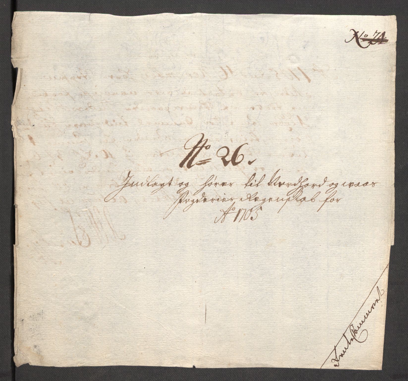 Rentekammeret inntil 1814, Reviderte regnskaper, Fogderegnskap, AV/RA-EA-4092/R51/L3187: Fogderegnskap Nordhordland og Voss, 1704-1705, p. 399