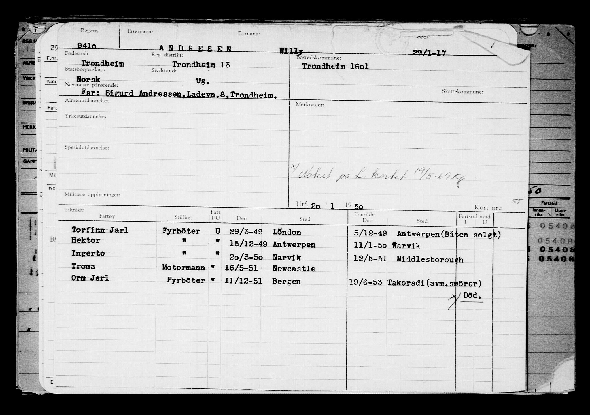 Direktoratet for sjømenn, AV/RA-S-3545/G/Gb/L0145: Hovedkort, 1917, p. 528