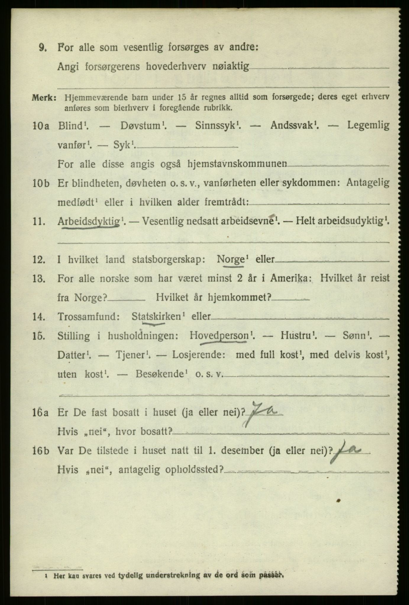 SAB, 1920 census for Vevring, 1920, p. 2527