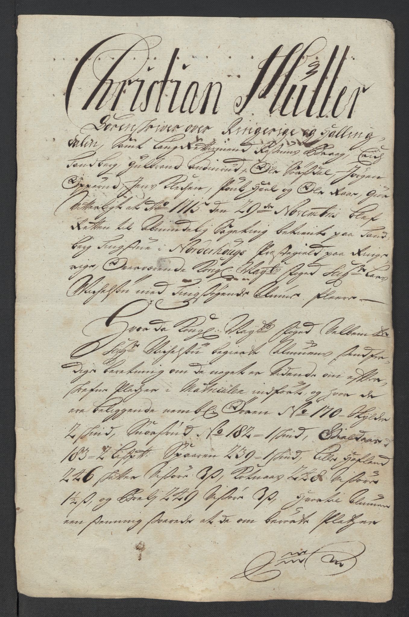 Rentekammeret inntil 1814, Reviderte regnskaper, Fogderegnskap, RA/EA-4092/R23/L1473: Fogderegnskap Ringerike og Hallingdal, 1715, p. 325