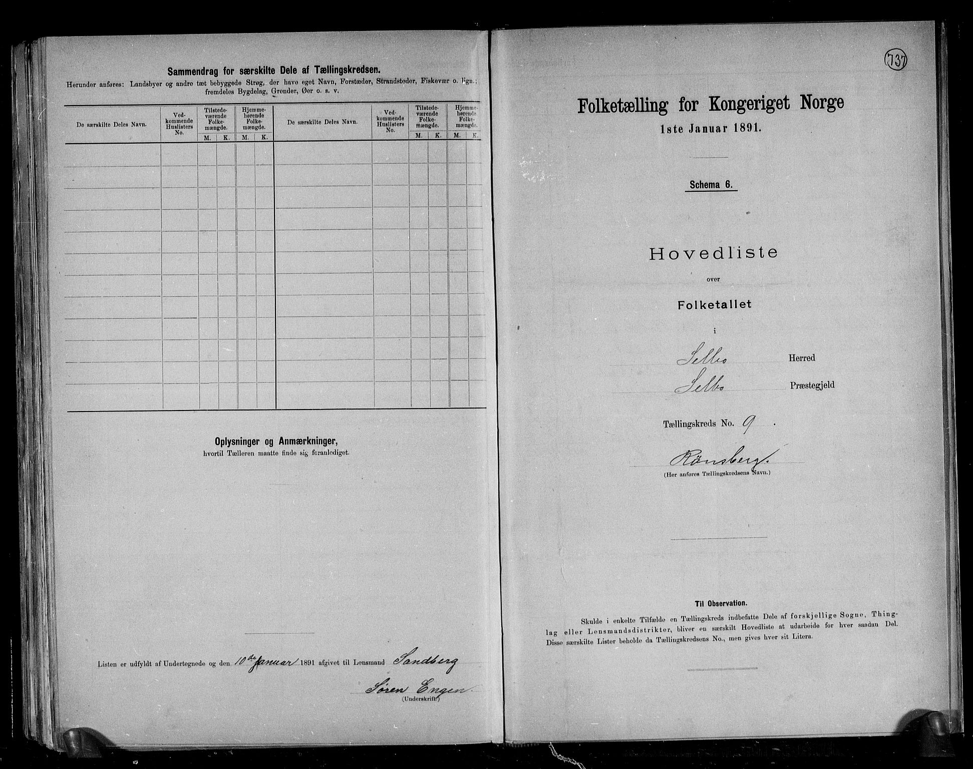 RA, 1891 census for 1664 Selbu, 1891, p. 23