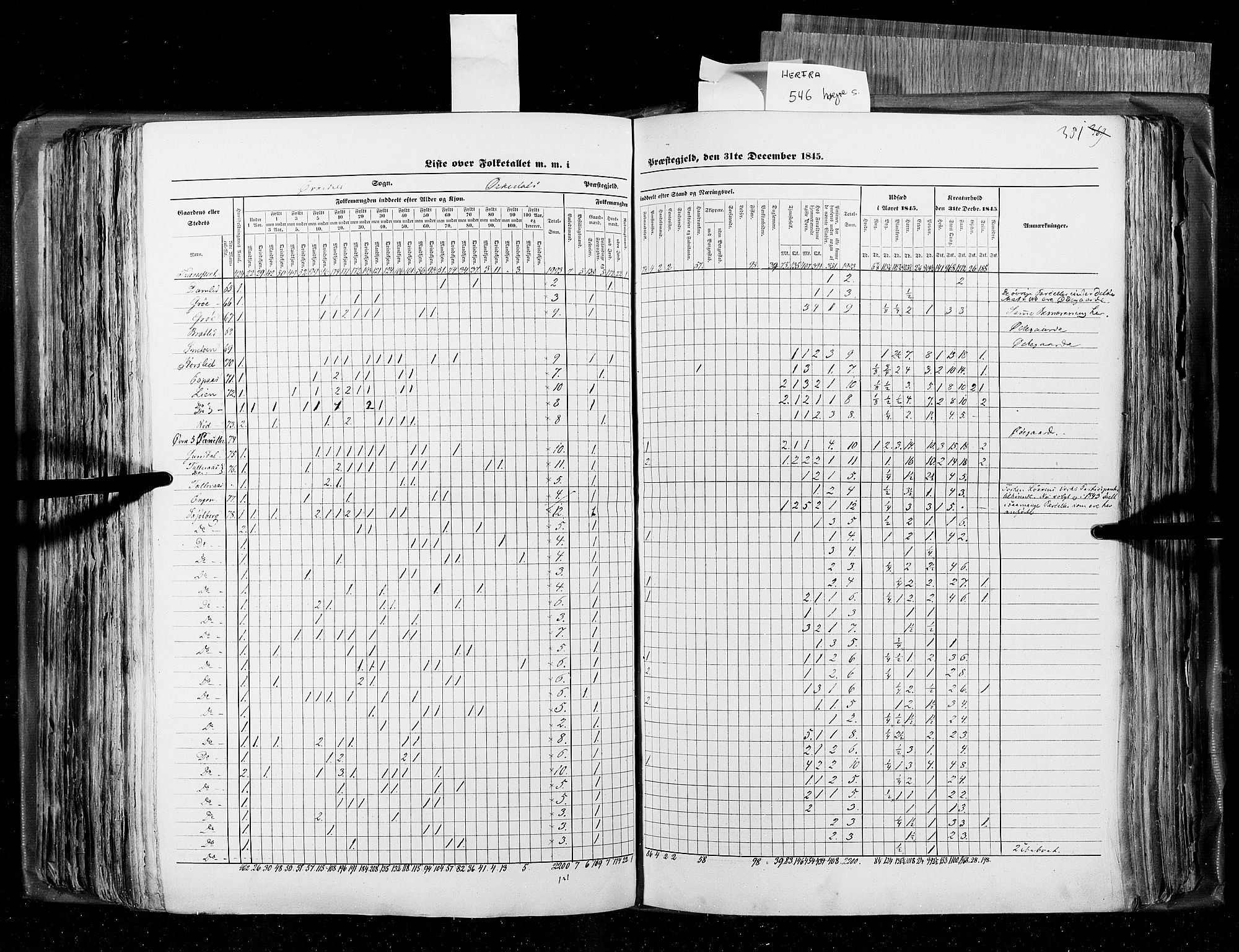 RA, Census 1845, vol. 8: Romsdal amt og Søndre Trondhjems amt, 1845, p. 381