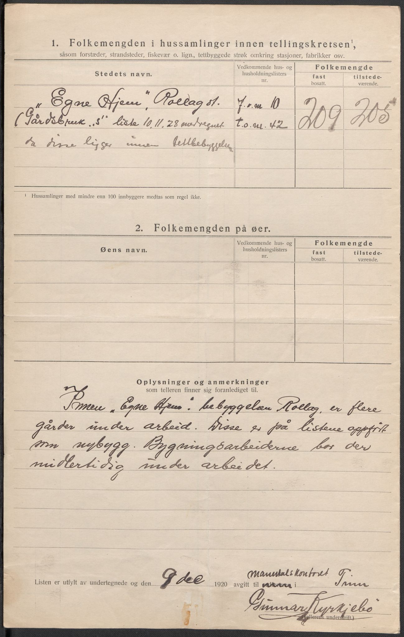 SAKO, 1920 census for Tinn, 1920, p. 34