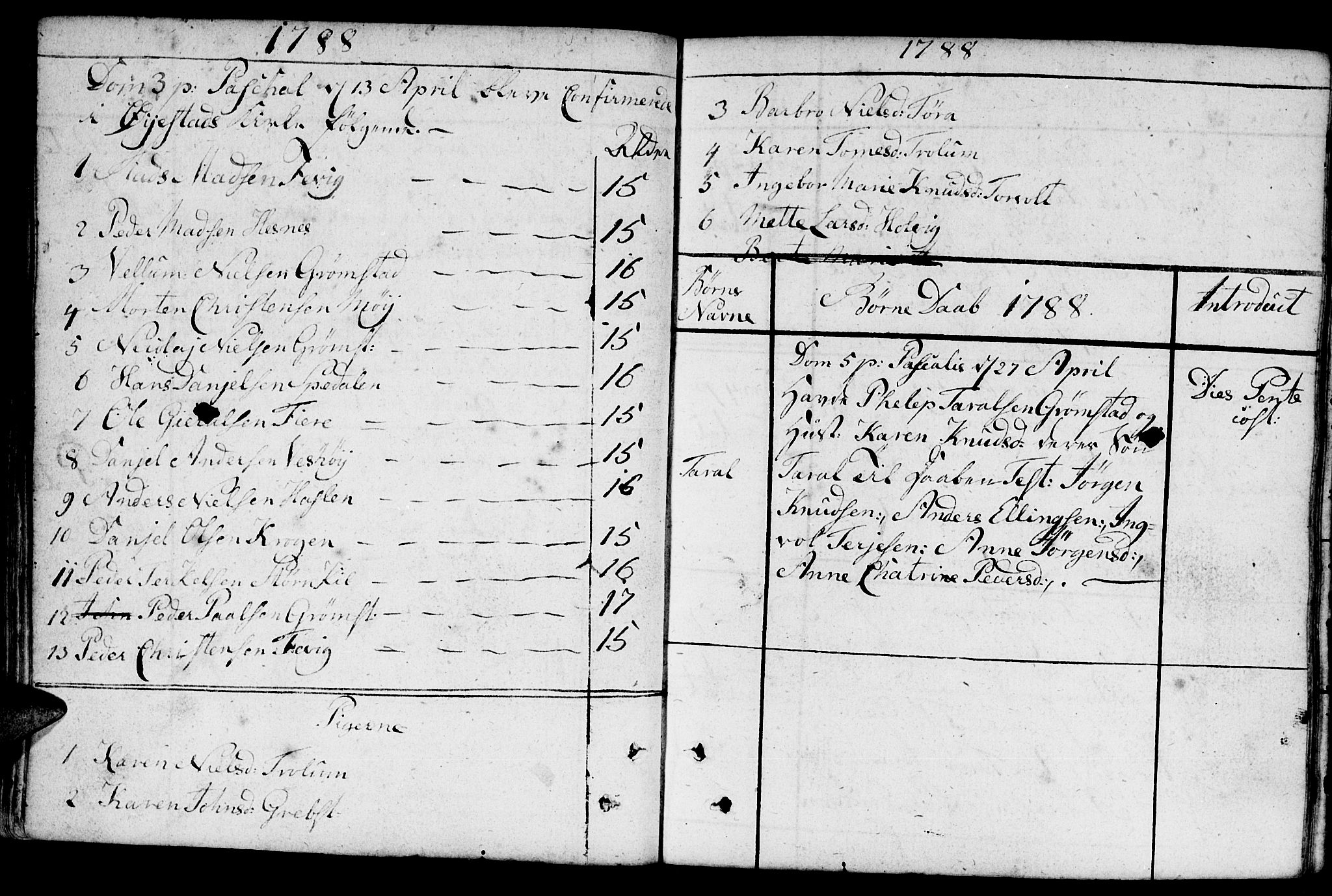Fjære sokneprestkontor, SAK/1111-0011/F/Fb/L0005: Parish register (copy) no. B 5, 1785-1803, p. 46